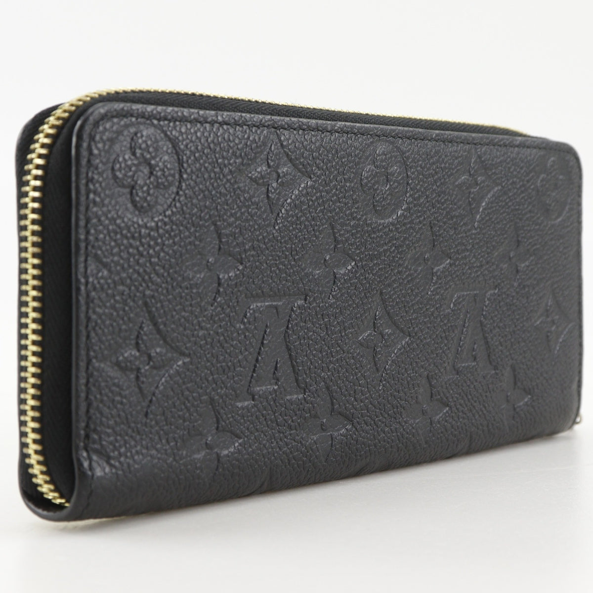 Louis Vuitton Monogram Empreinte Black Noir Monogram Empreinte Long Wallet (Bi-Fold) (Pre-Owned)