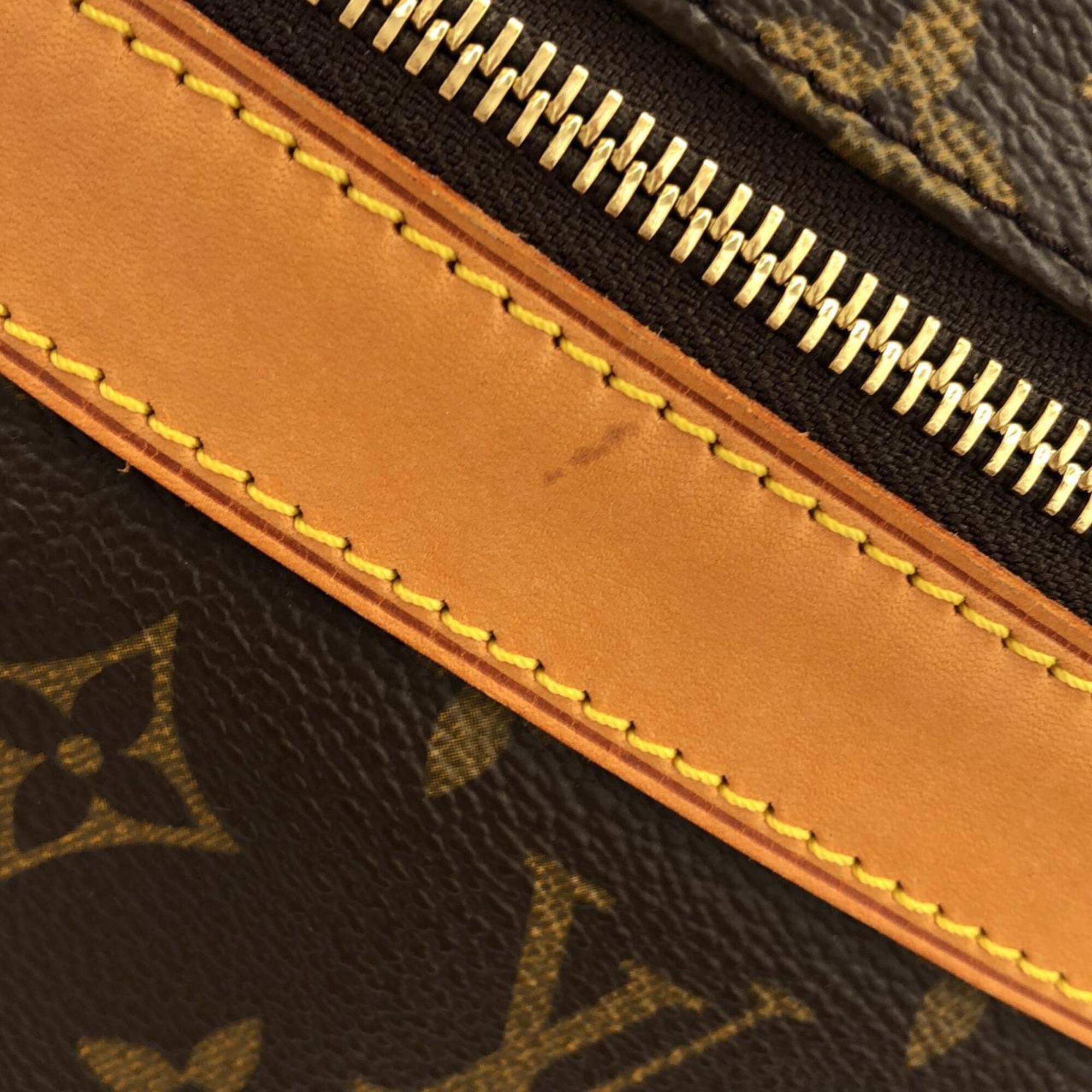 Louis Vuitton Monogram Marron Coated Canvas Shoulder Bag (Pre-Owned)