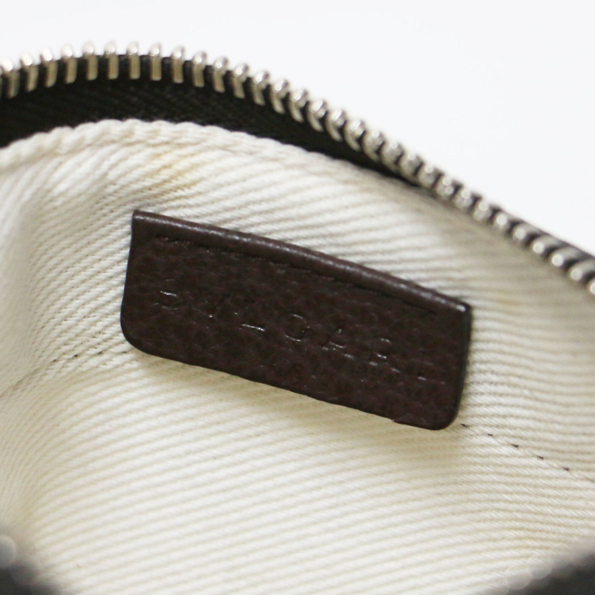 Bvlgari Beige Brown Canvas Leather Pochette Shoulder Bag (Pre-Owned)