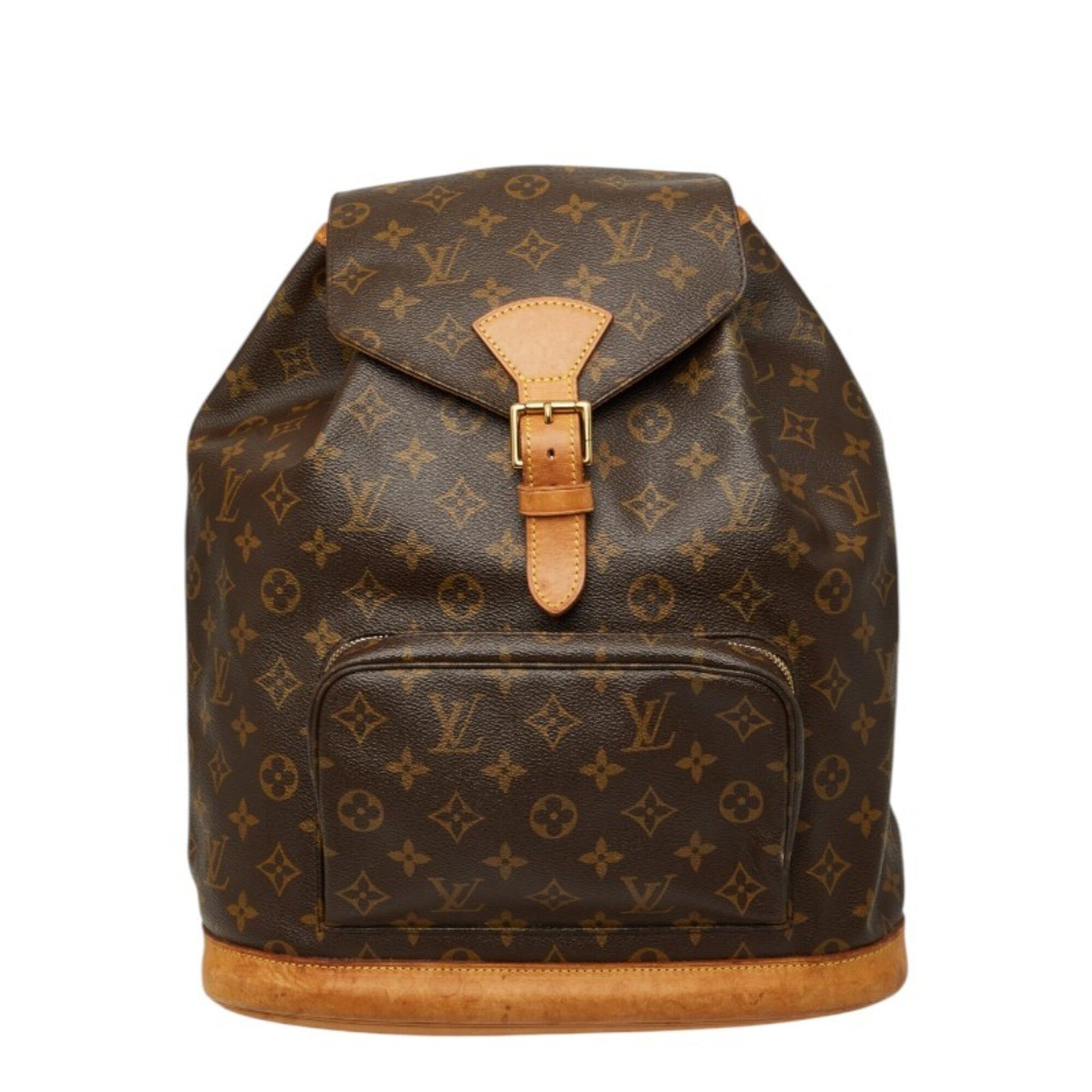 Louis Vuitton Brown Pvc Leather Backpack (Pre-Owned)