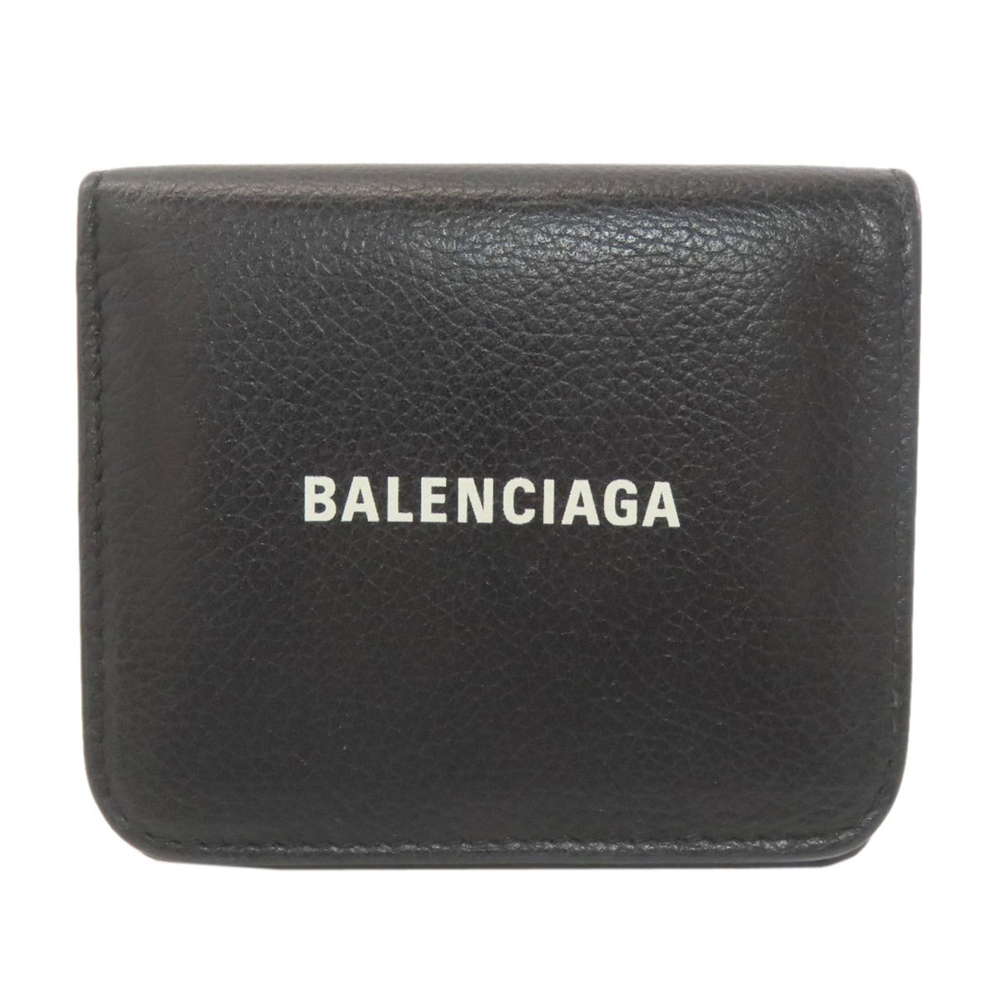 Balenciaga Black Leather Wallet (Bi-Fold) (Pre-Owned)
