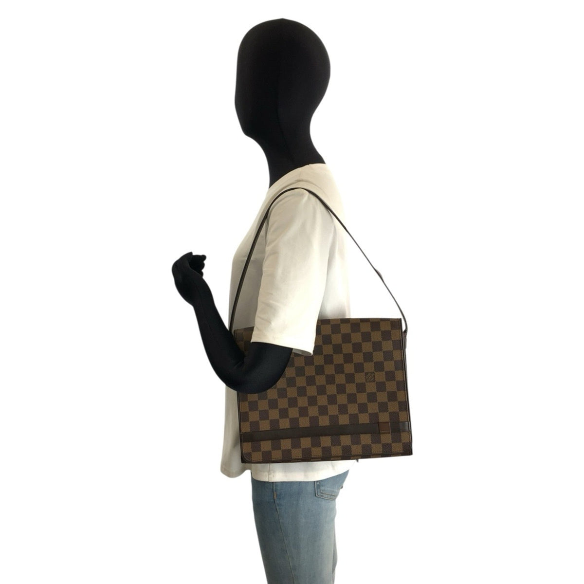 Louis Vuitton Damier Brown Pvc Shoulder Bag (Pre-Owned)