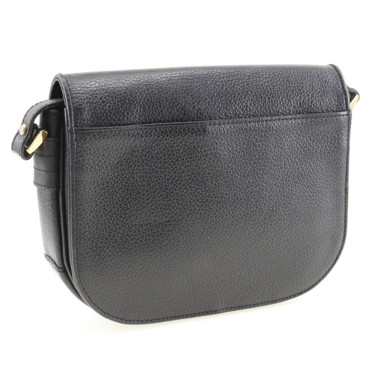 Burberry Black Leather Shoulder Bag (Pre-Owned)