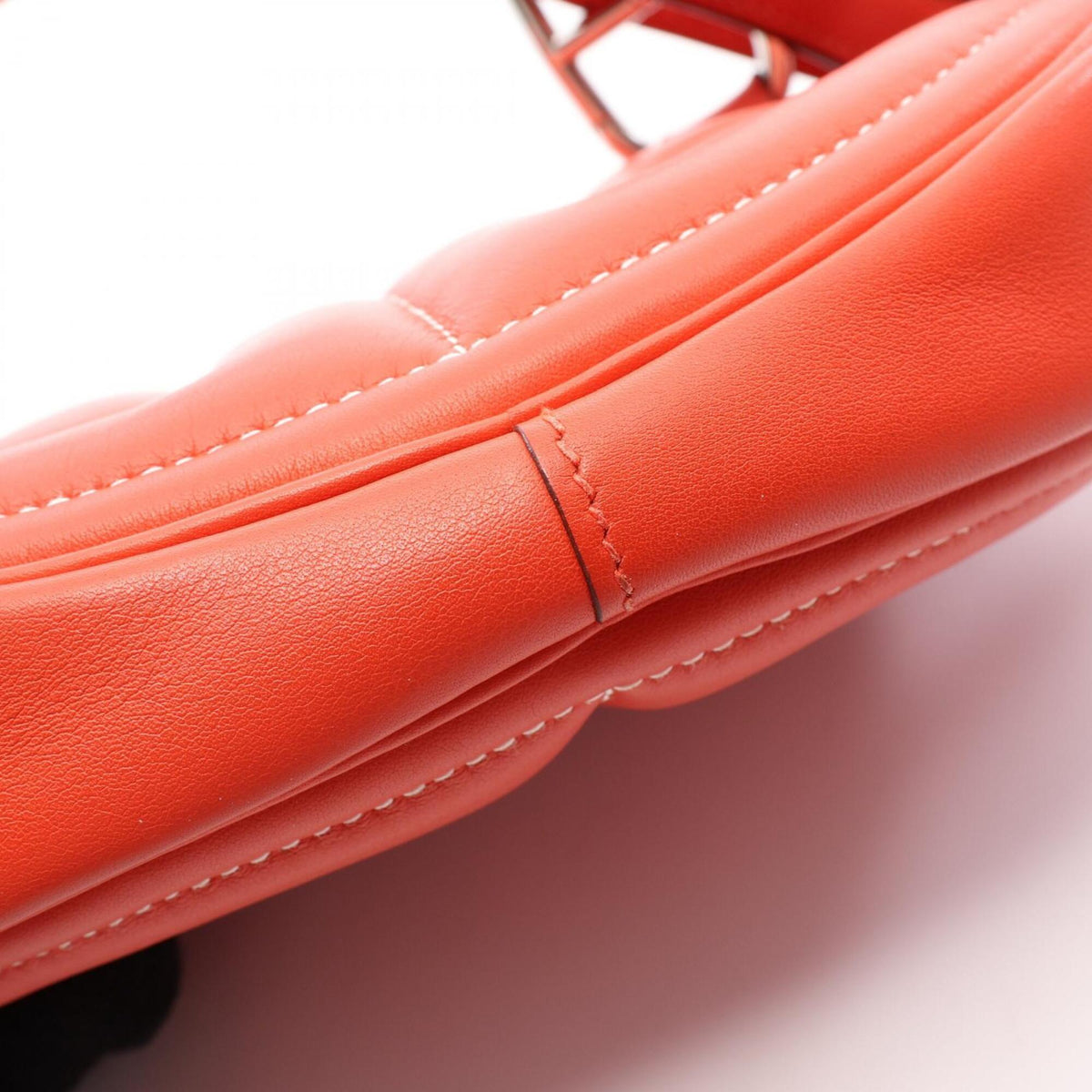 Hermes Red Color Swift Leather Fanny Pack Handbag (Pre-Owned)