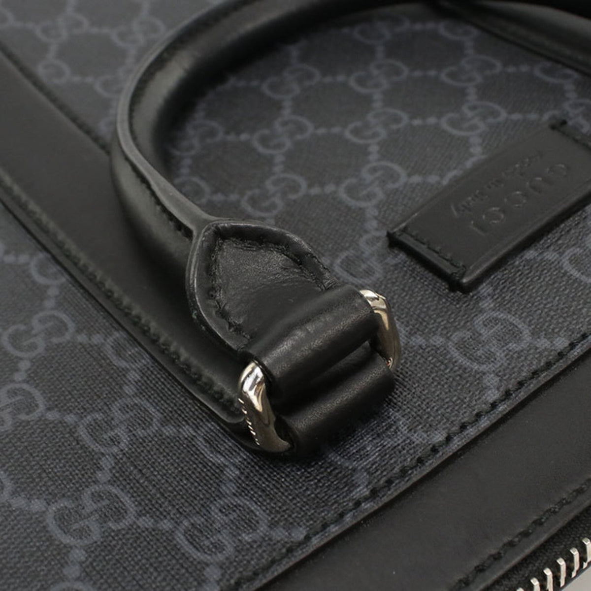 Gucci Black Pvc Briefcase (Pre-Owned)