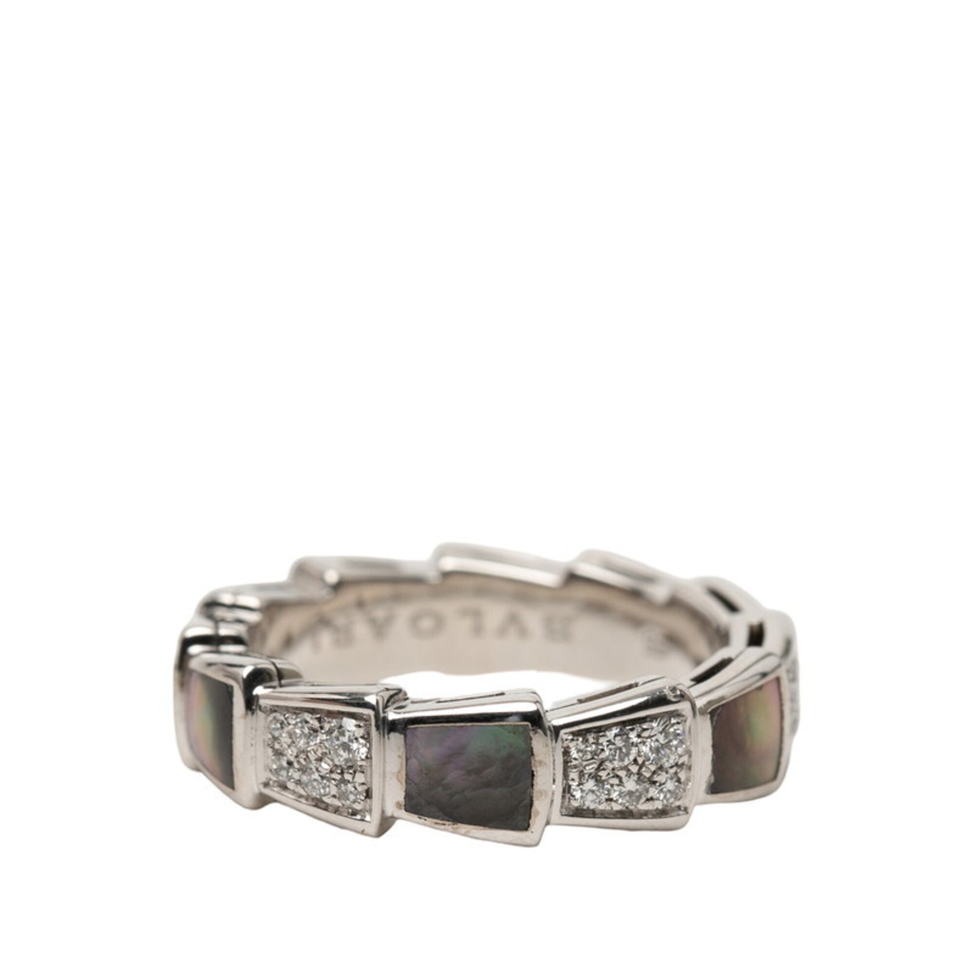 Bvlgari White Gold White Gold (18K) Band Ring (Pre-Owned)