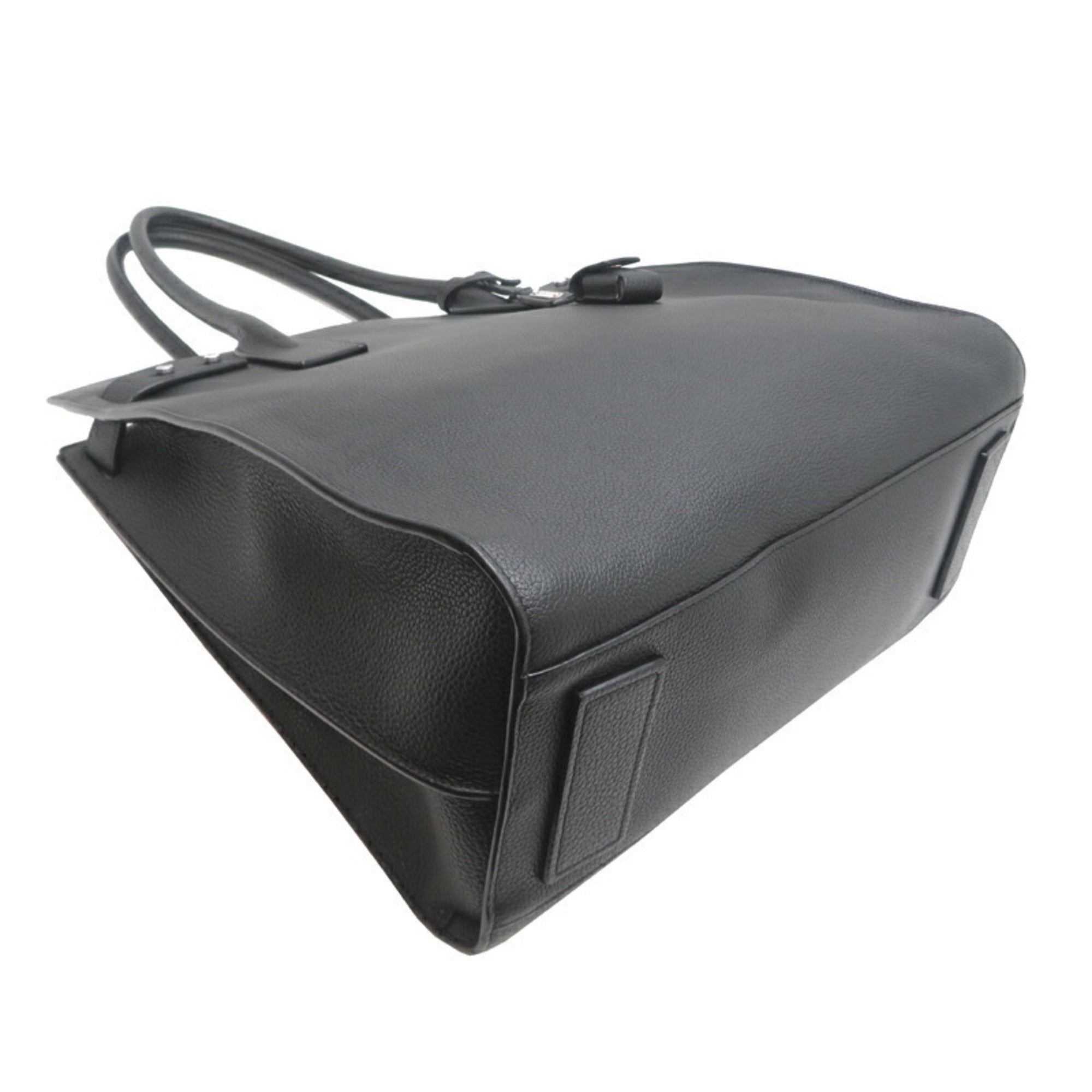 Saint Laurent Black Leather Tote Bag (Pre-Owned)