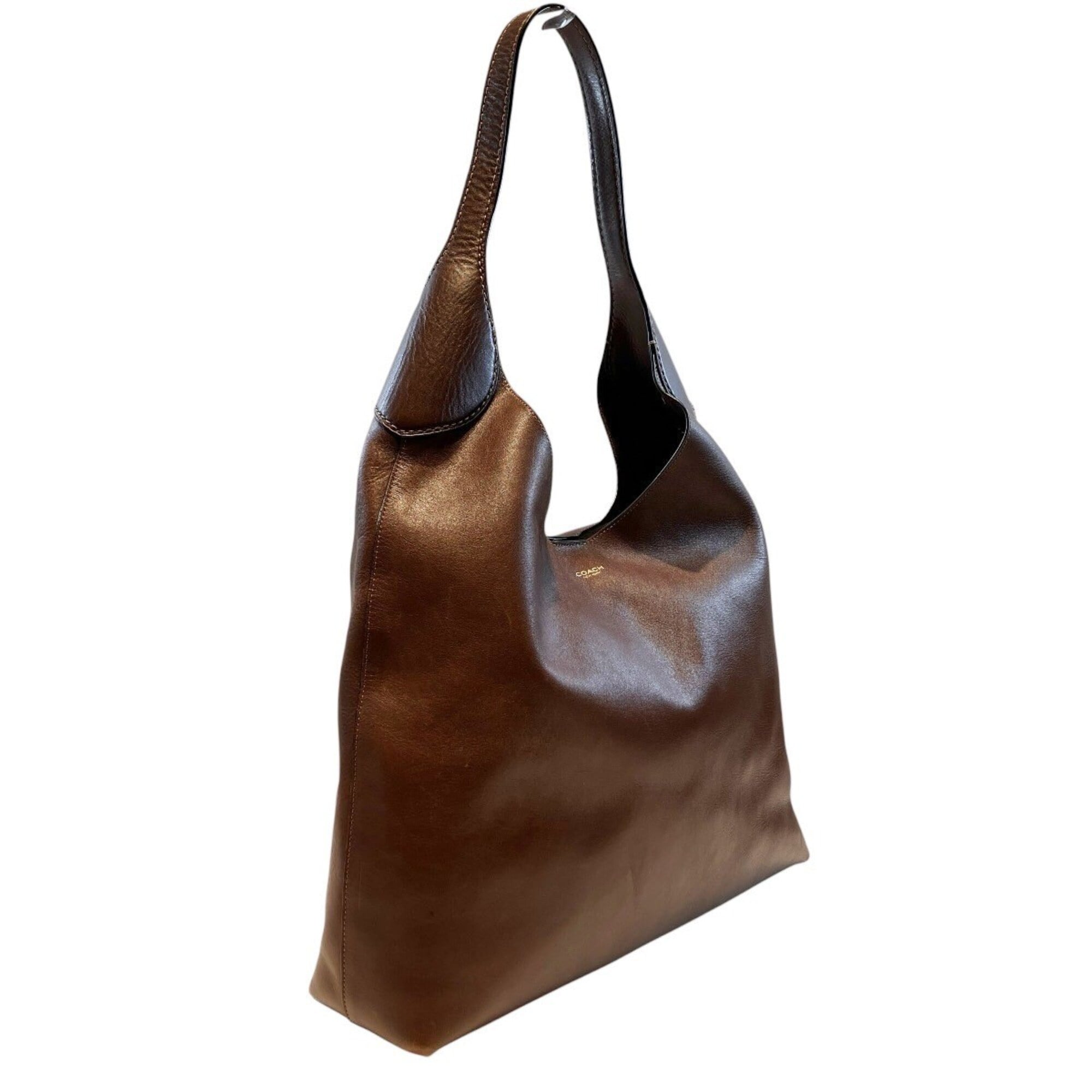 Coach Brown Leather Shoulder Bag (Pre-Owned)