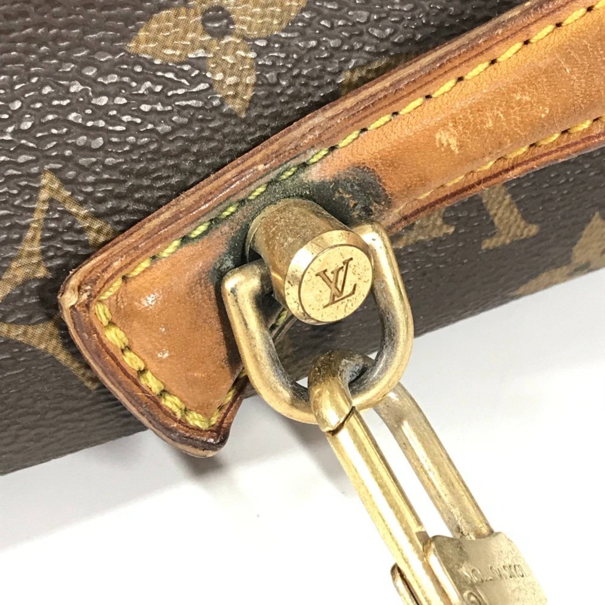 Louis Vuitton Brown Monogram Handbag Shoulder Bag (Pre-Owned)