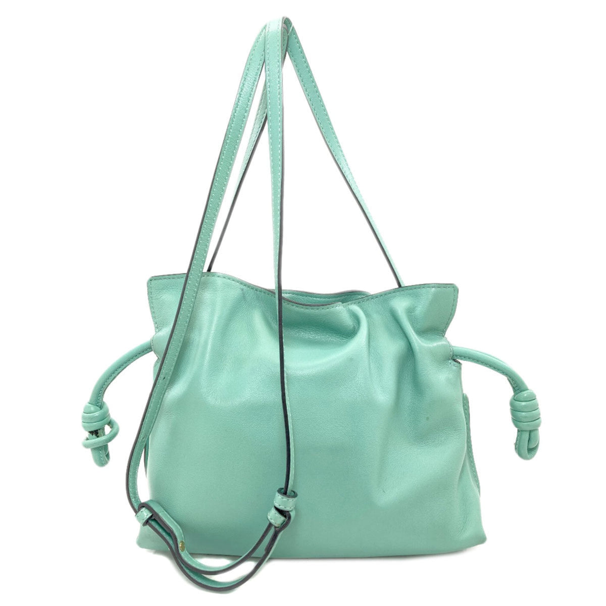 Loewe Green Leather Shoulder Bag (Pre-Owned)