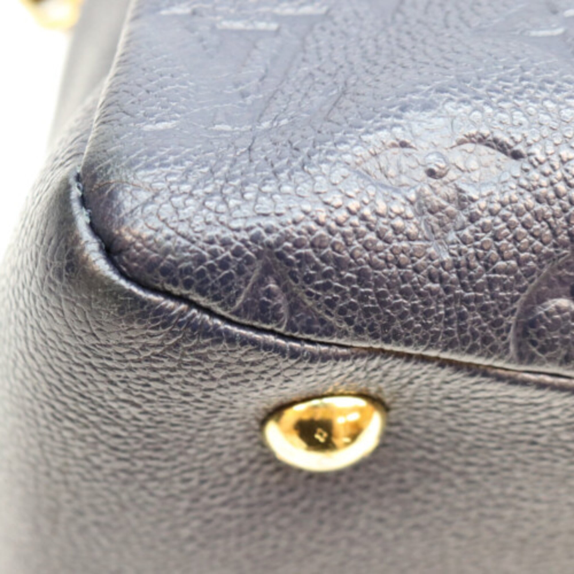 Louis Vuitton Navy Monogram Empreinte Shoulder Bag (Pre-Owned)