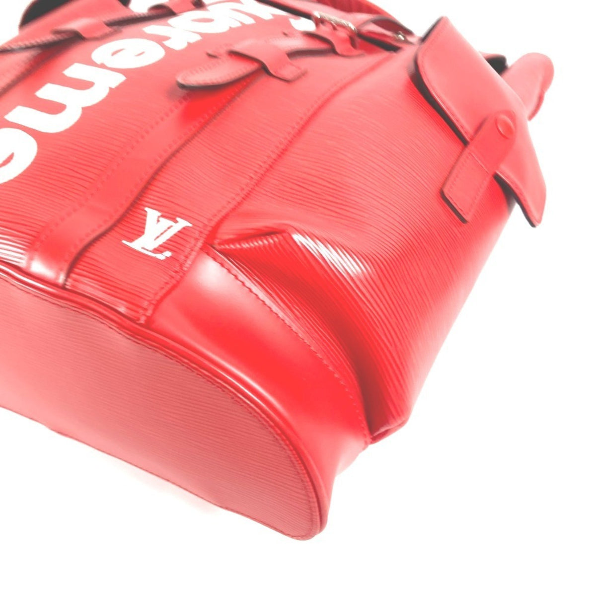 Louis Vuitton Epi Red Color White Epi Leather Backpack (Pre-Owned)