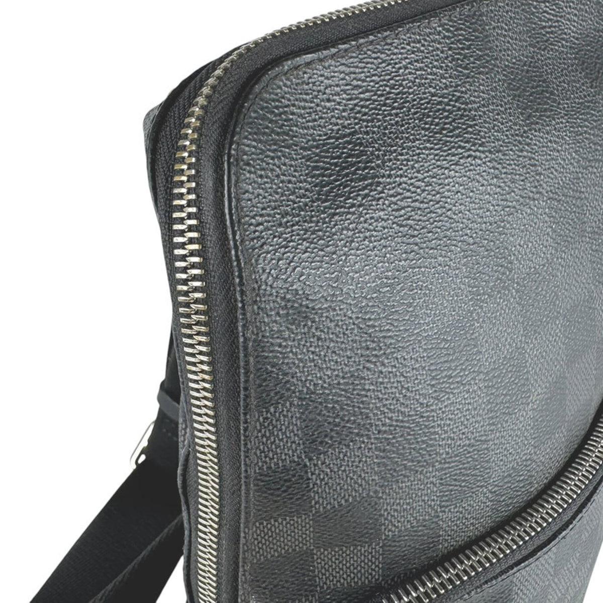 Louis Vuitton Black Damier Graphite Canvas Sling Bag (Pre-Owned)