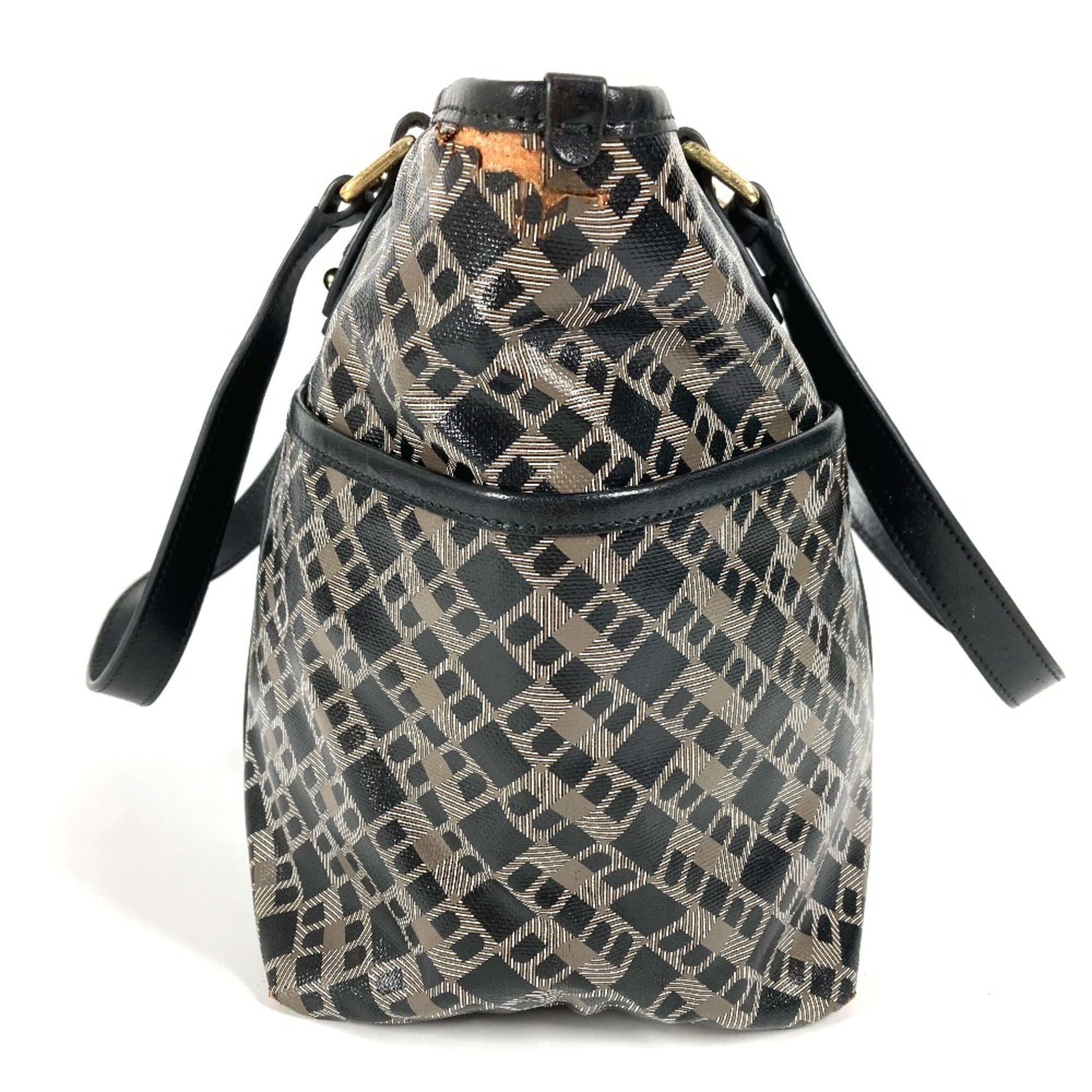 Bally Black Pvc Tote Bag (Pre-Owned)