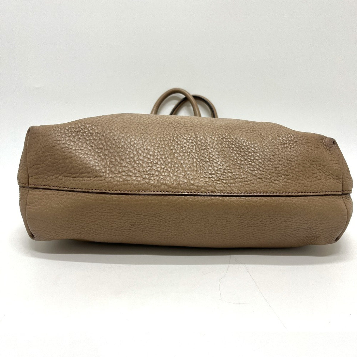 Prada Beige Nylon Leather Handbag Tote Bag (Pre-Owned)