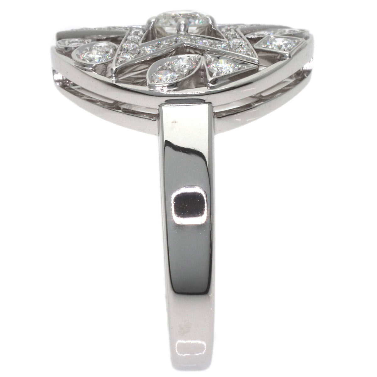 Chanel White Gold (18K) Band Ring (Pre-Owned)