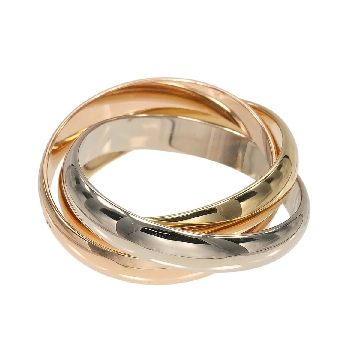 Cartier Trinity Yellow Gold (18K) Pink Gold (18K) White Gold (18K) Band Ring (Pre-Owned)
