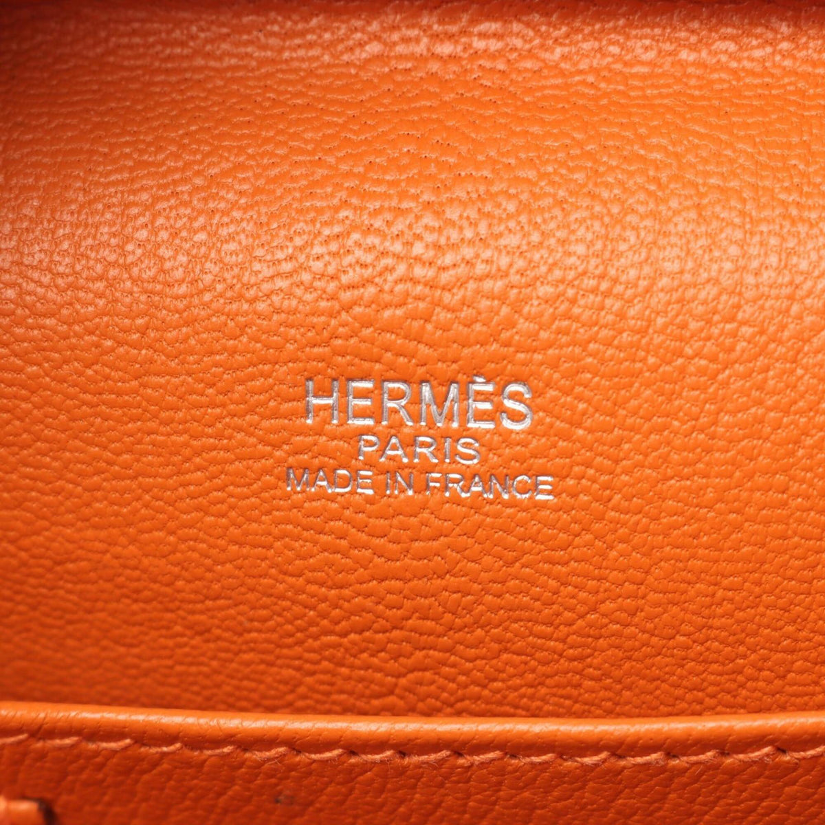 Hermes Orange Epsom Leather Handbag (Pre-Owned)