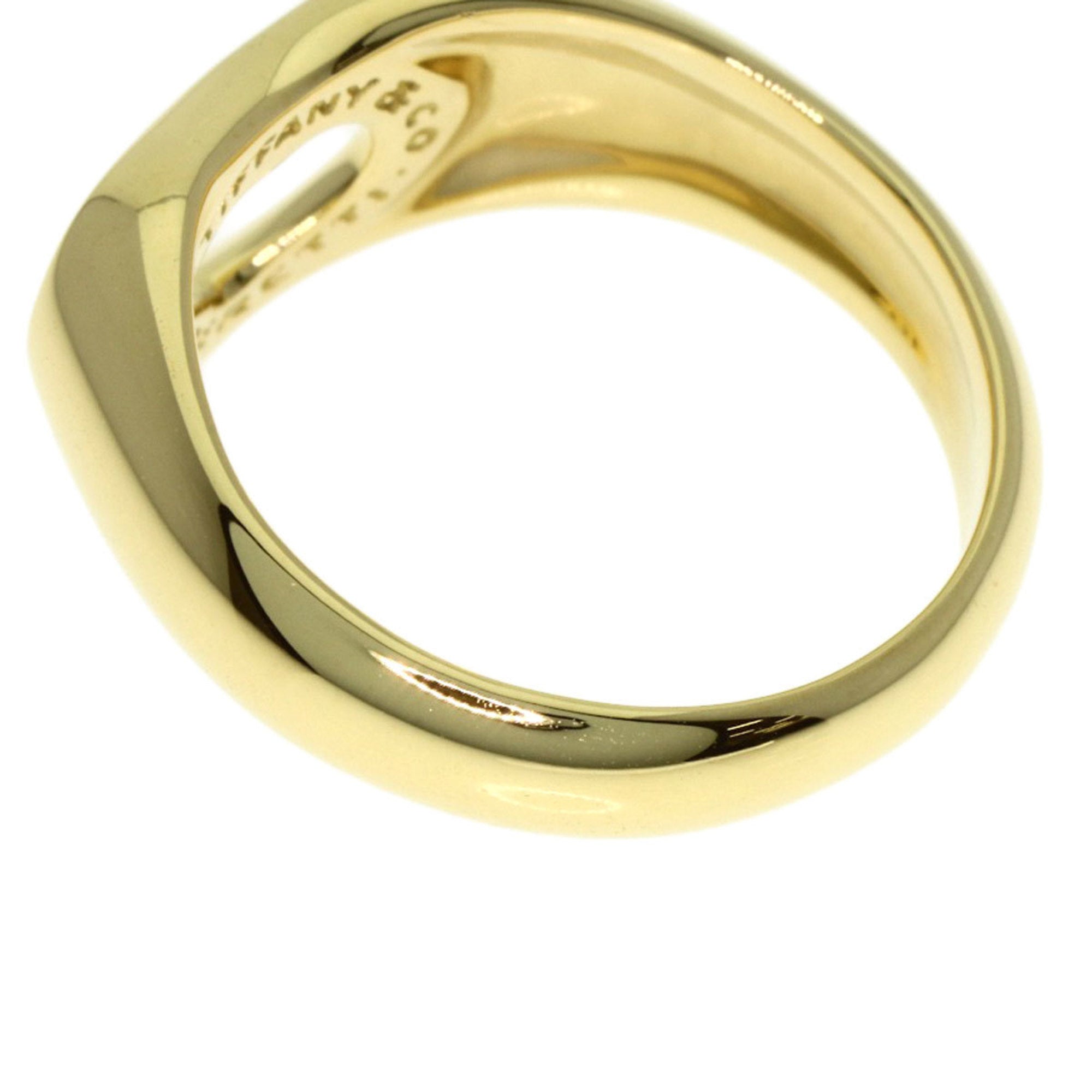 Tiffany Open Heart Yellow Gold (18K) Band Ring (Pre-Owned)