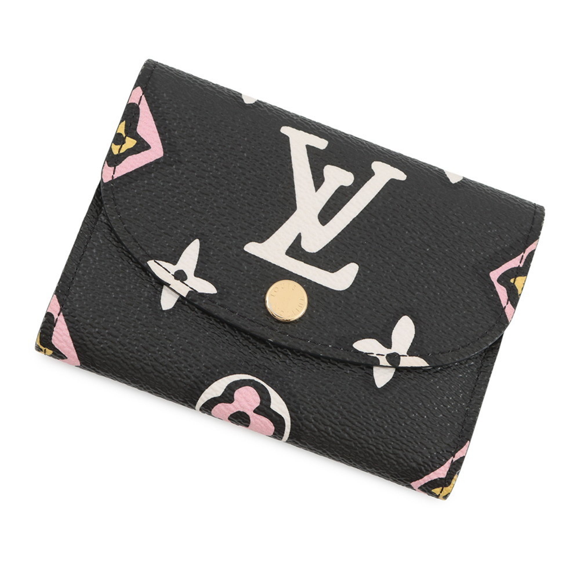 Louis Vuitton Monogram Black Multi-Color Noir Monogram Coin Purse/Coin Case (Pre-Owned)
