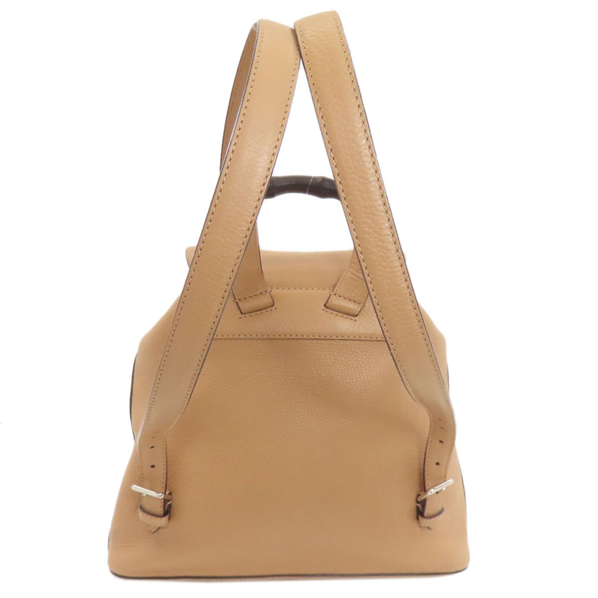 Gucci Beige Leather Backpack (Pre-Owned)