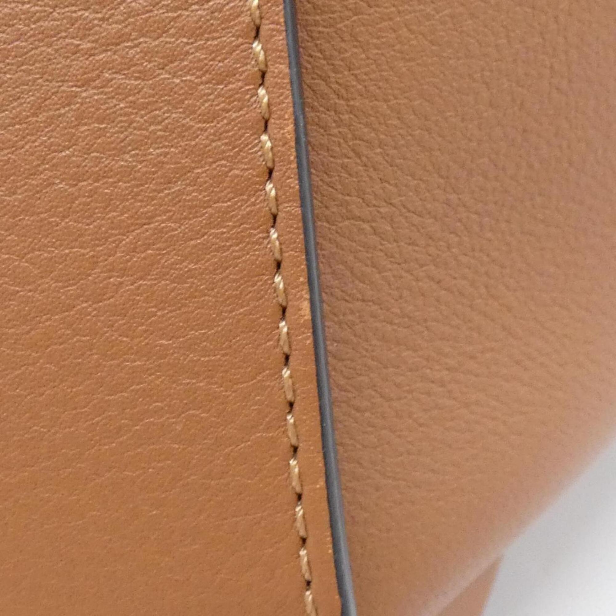 Loewe Brown Leather Shoulder Bag (Pre-Owned)
