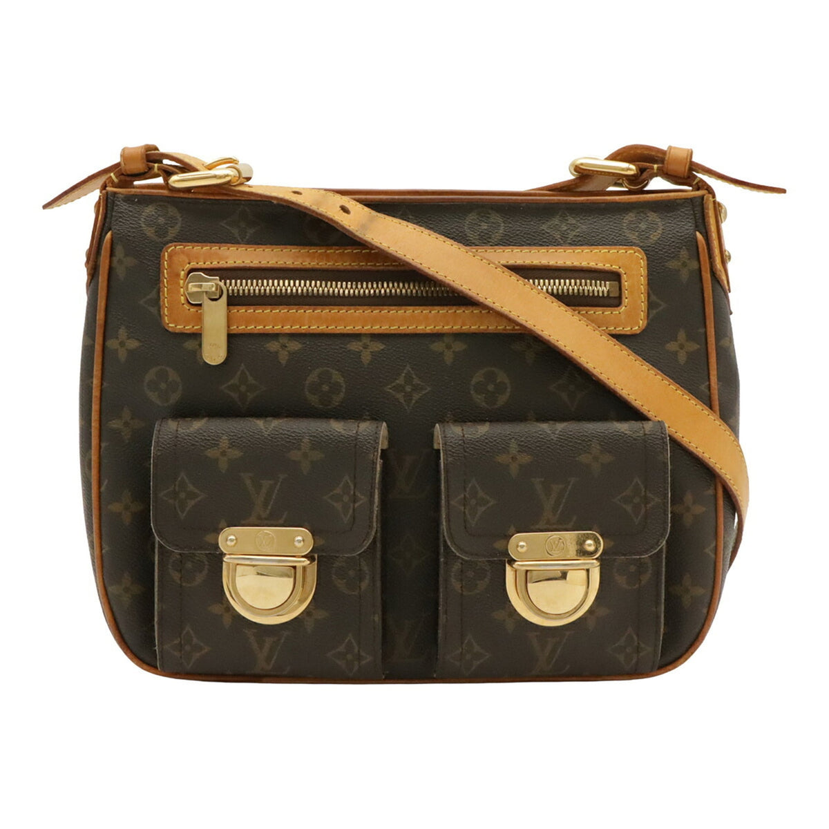 Louis Vuitton Brown Vinyl Shoulder Bag (Pre-Owned)