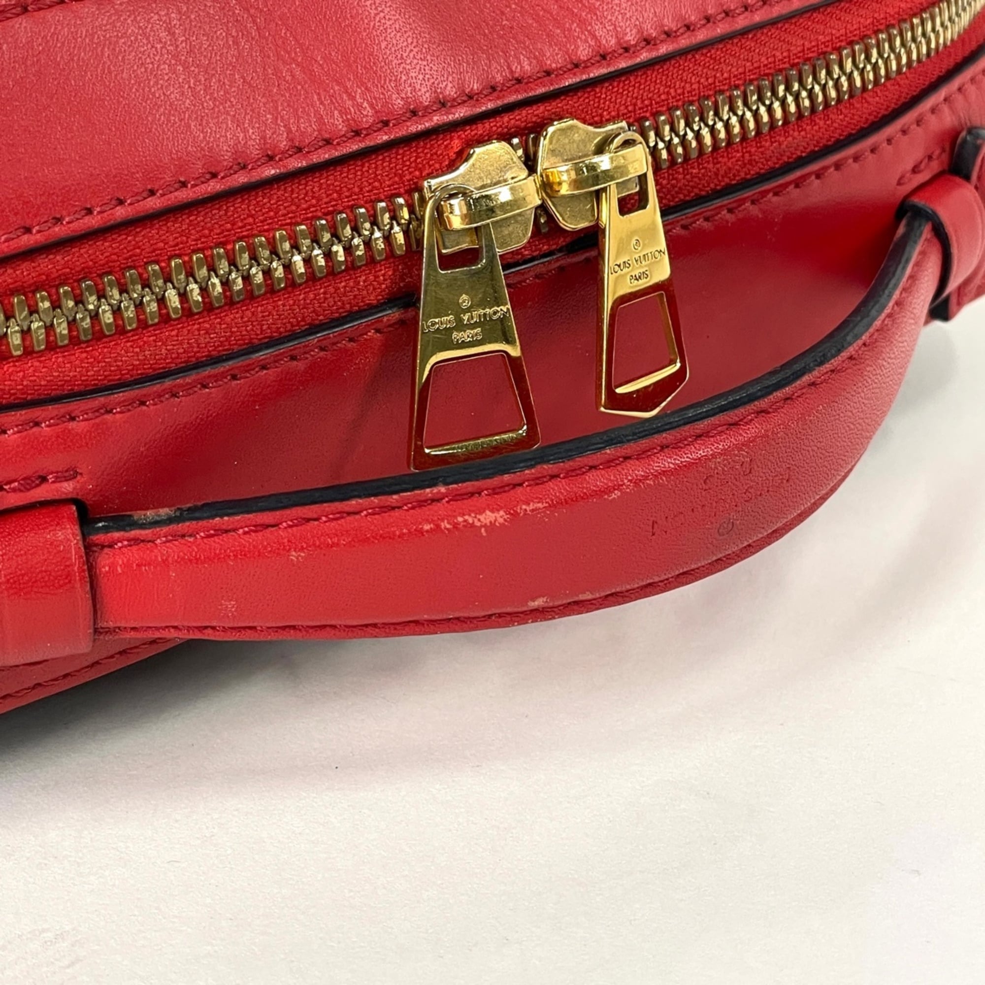 Louis Vuitton Brown Coquelicots Red Color Monogram Shoulder Bag (Pre-Owned)