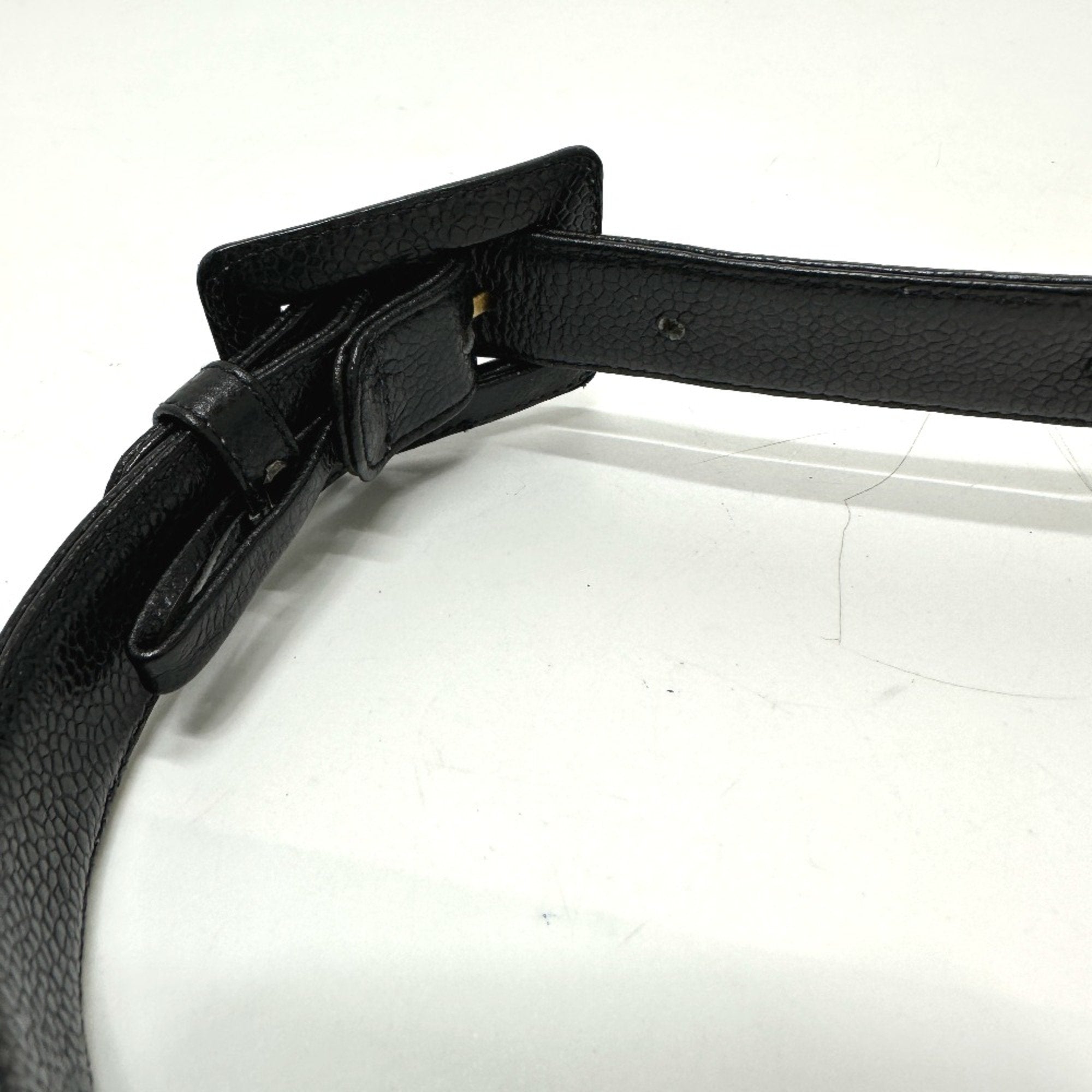 Chanel Black Leather Pouch (Pre-Owned)