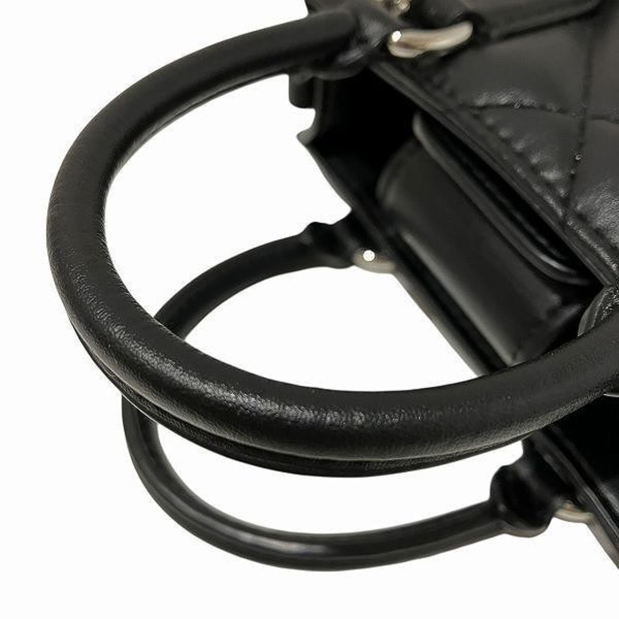 Coach Black Leather Handbag Shoulder Bag Tote Bag (Pre-Owned)
