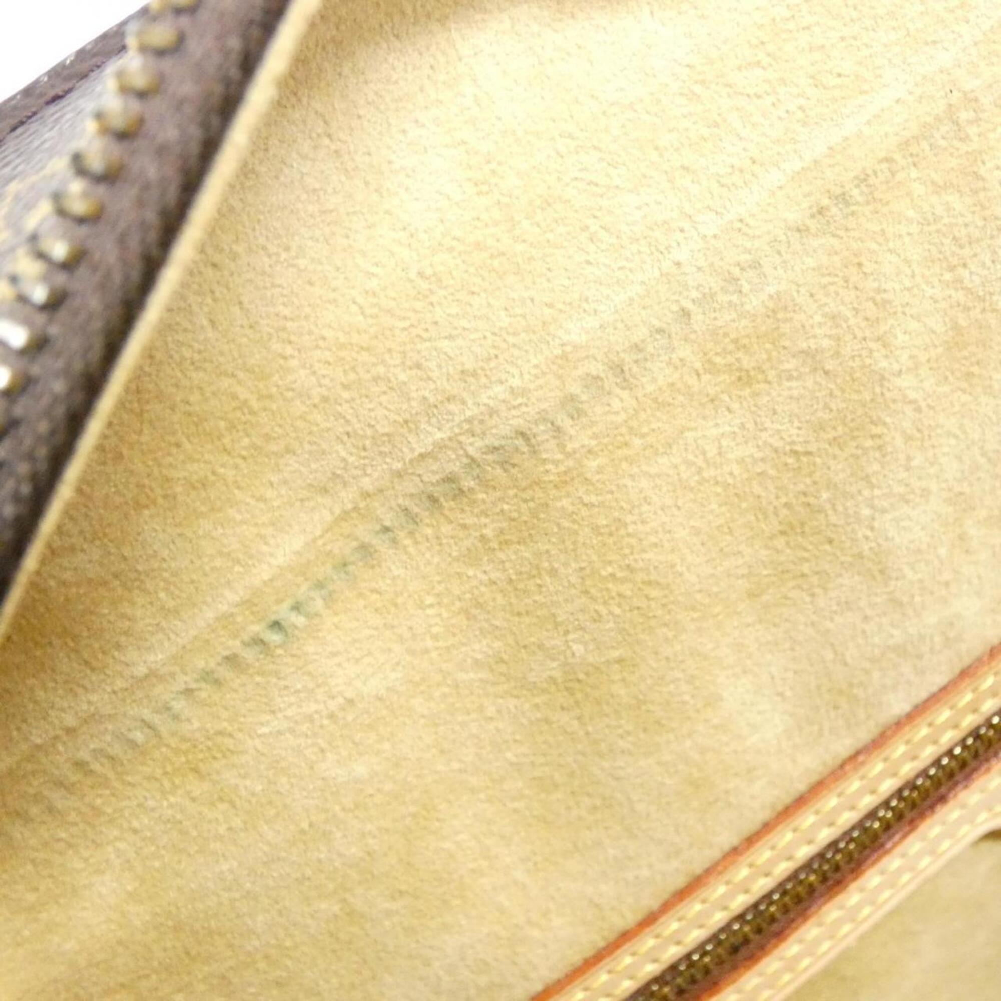 Louis Vuitton Marron Coated Canvas Handbag (Pre-Owned)