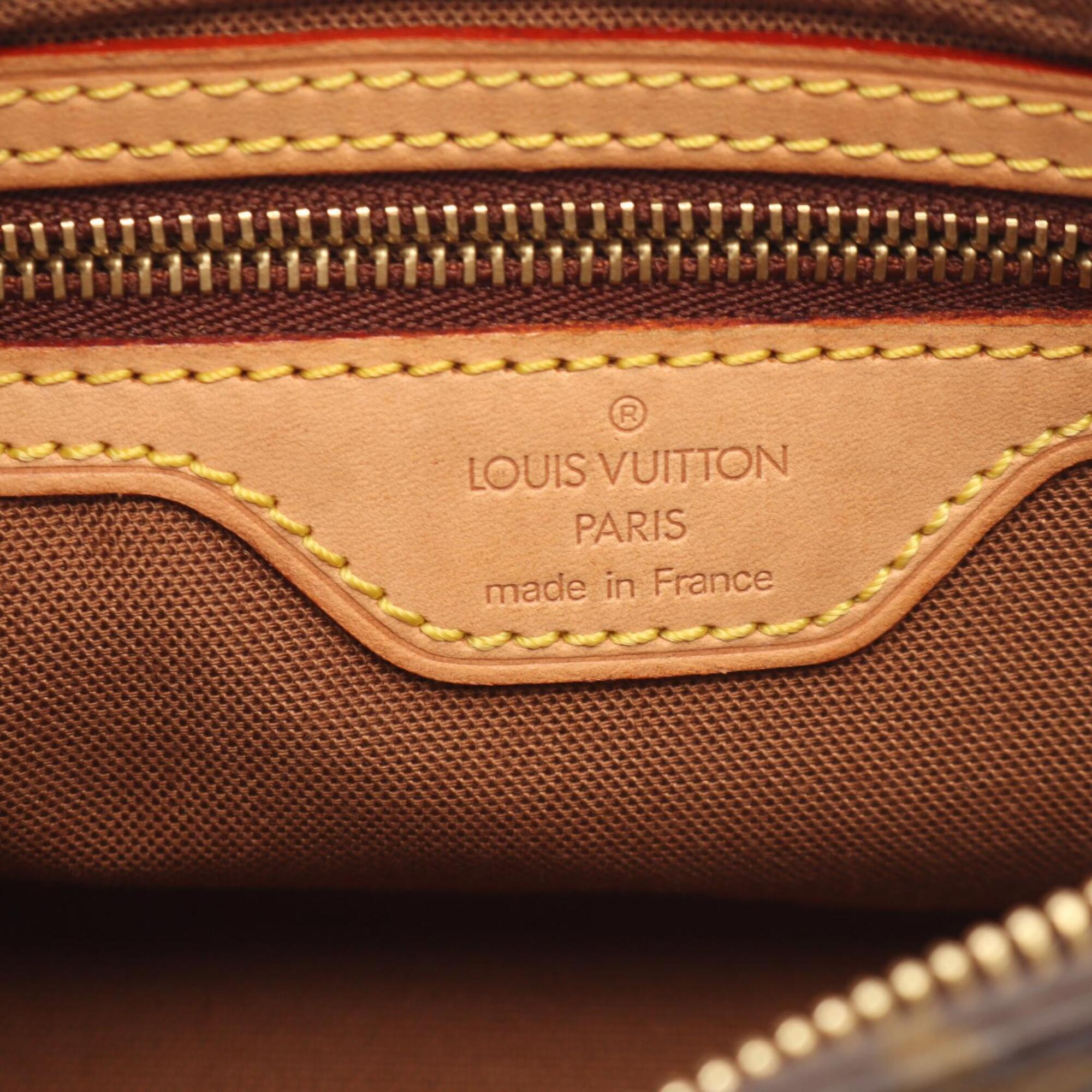 Louis Vuitton Brown Pvc Leather Handbag Shoulder Bag (Pre-Owned)