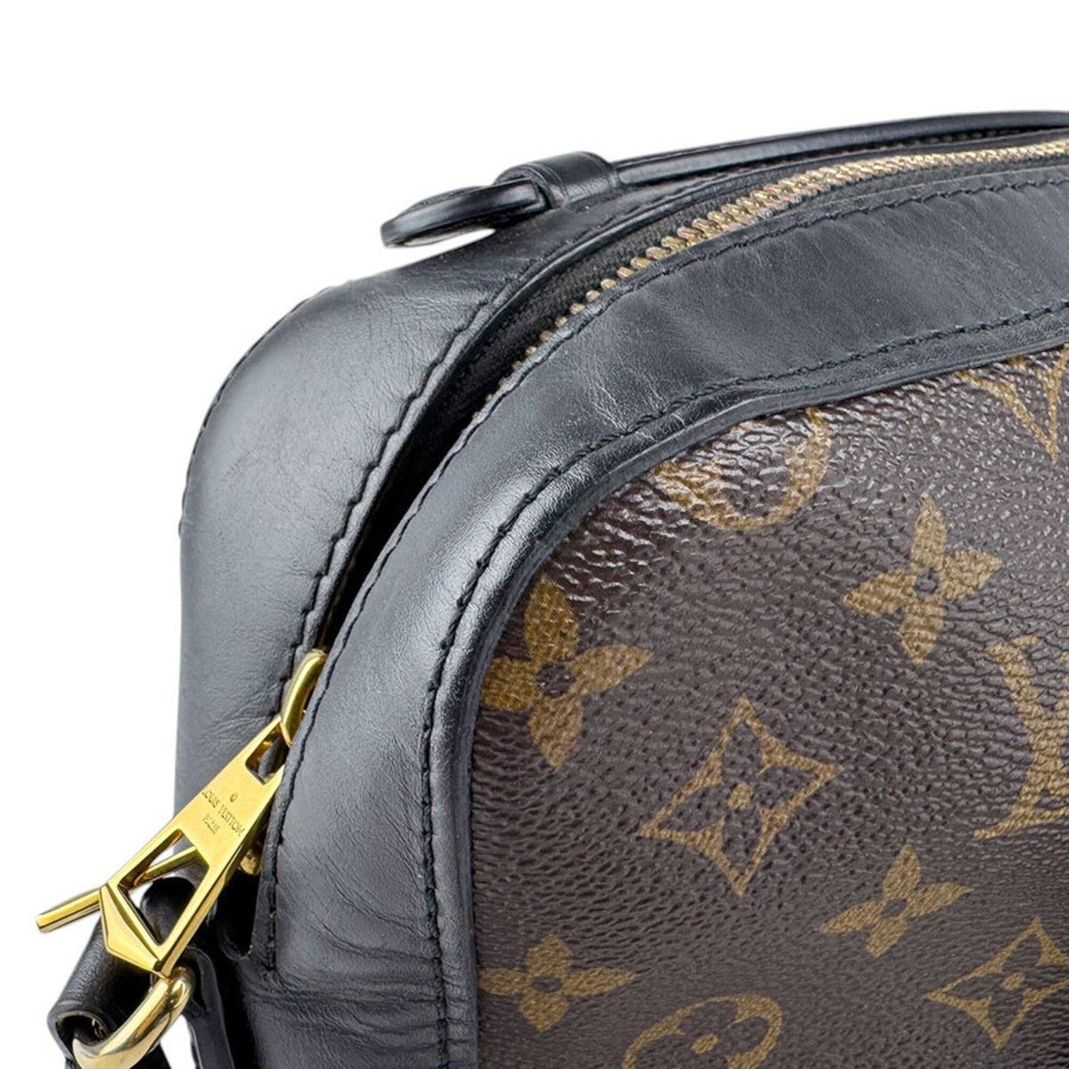 Louis Vuitton Black Brown Monogram Monogram Shoulder Bag (Pre-Owned)