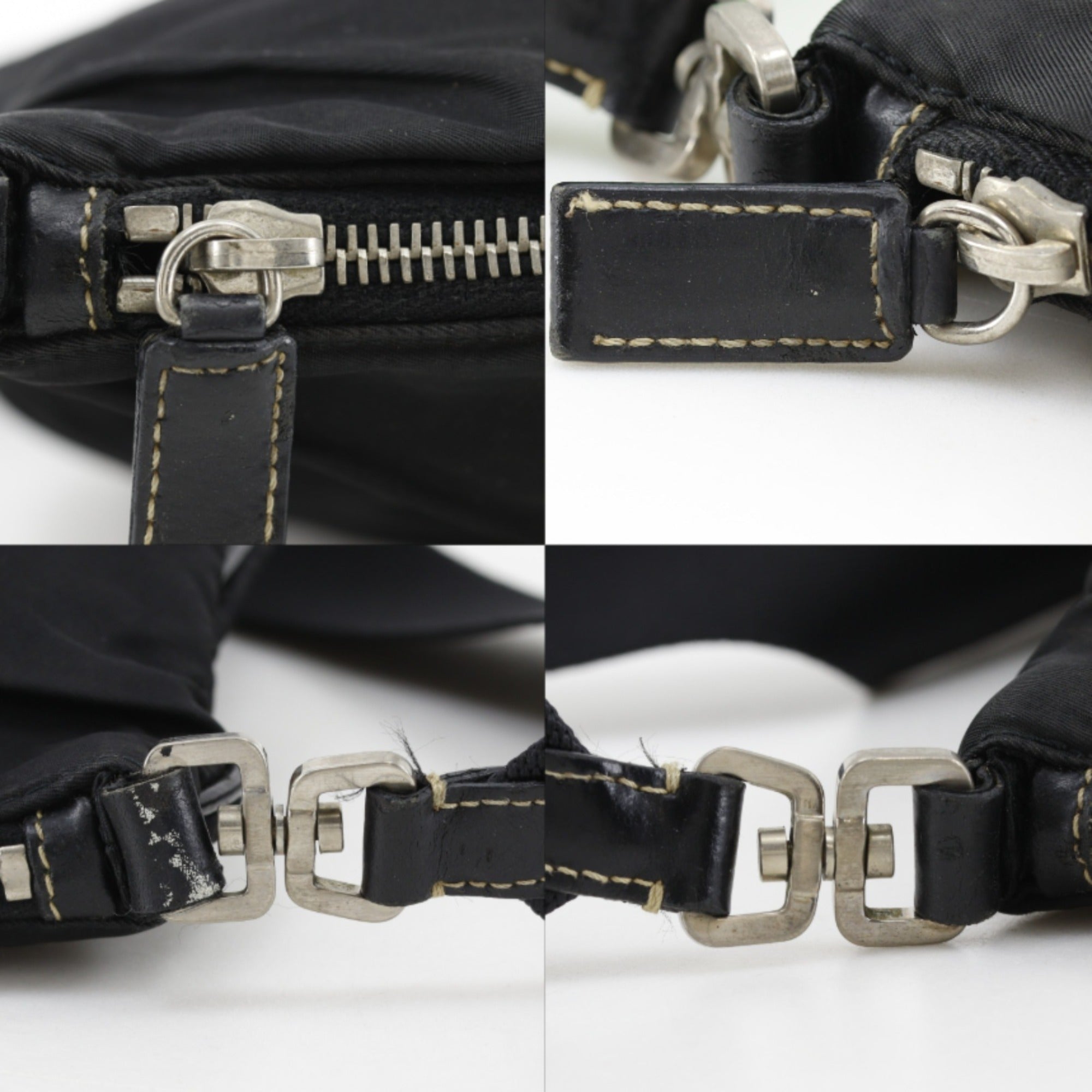 Prada Black Nylon Shoulder Bag (Pre-Owned)