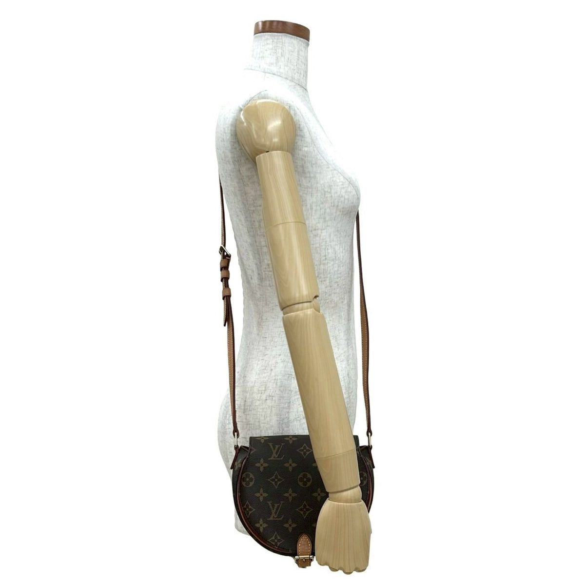 Louis Vuitton Brown Leather Pvc Pochette Shoulder Bag (Pre-Owned)