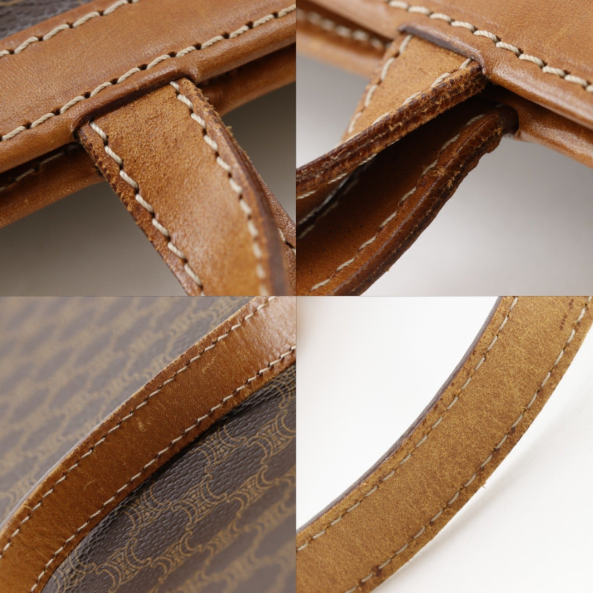 Celine Brown Pvc Tote Bag (Pre-Owned)
