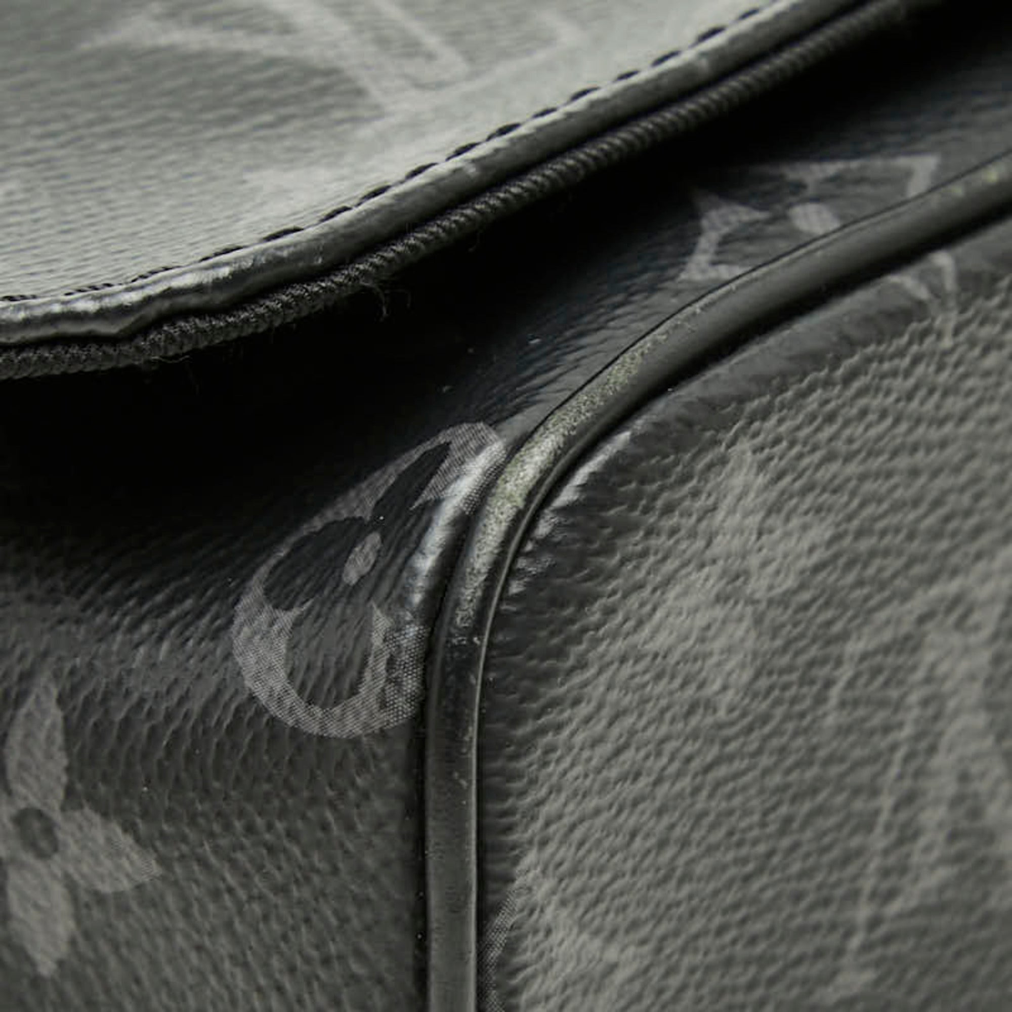 Louis Vuitton Monogram Eclipse Black Pvc Leather Shoulder Bag (Pre-Owned)
