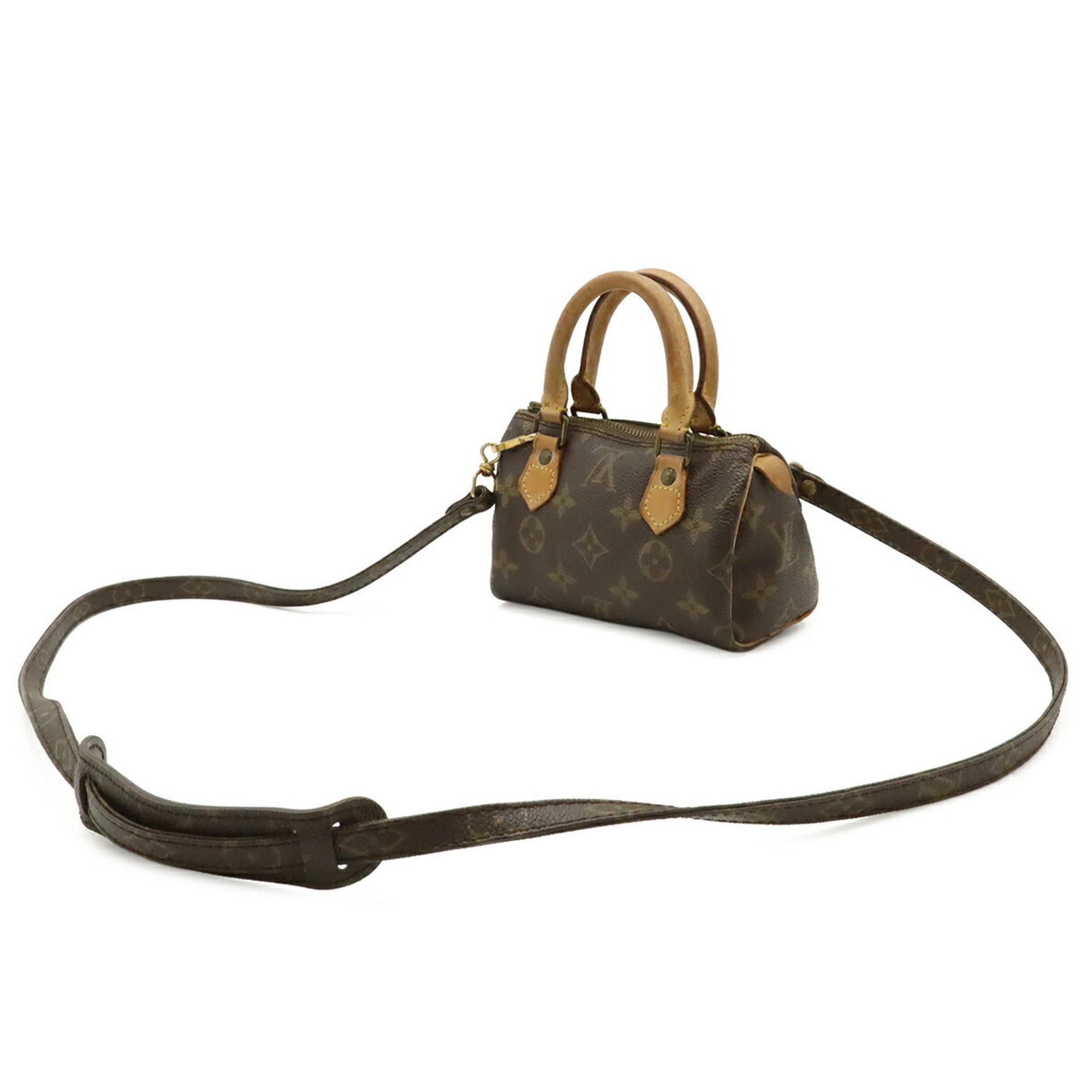 Louis Vuitton Brown Monogram Monogram Mini Handbag Pouch Shoulder Bag (Pre-Owned)