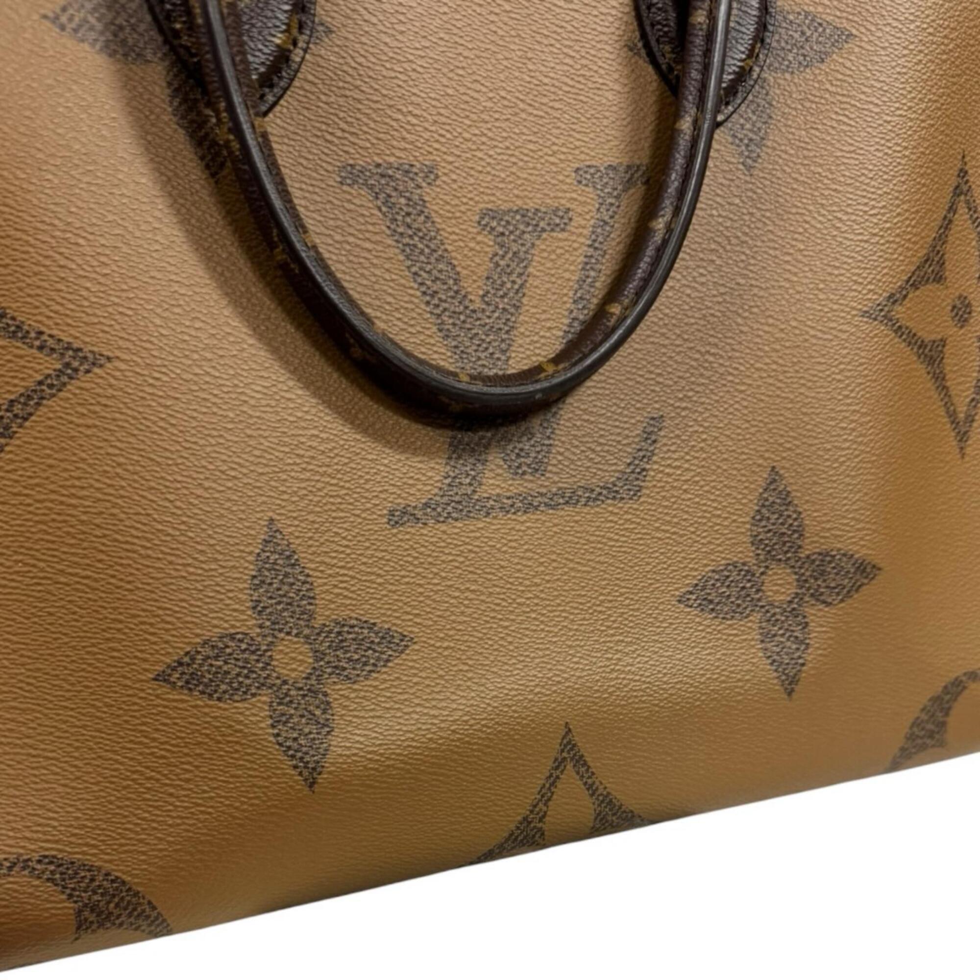 Louis Vuitton Monogram Reverse Brown Monogram Monogram Reverse Tote Bag (Pre-Owned)