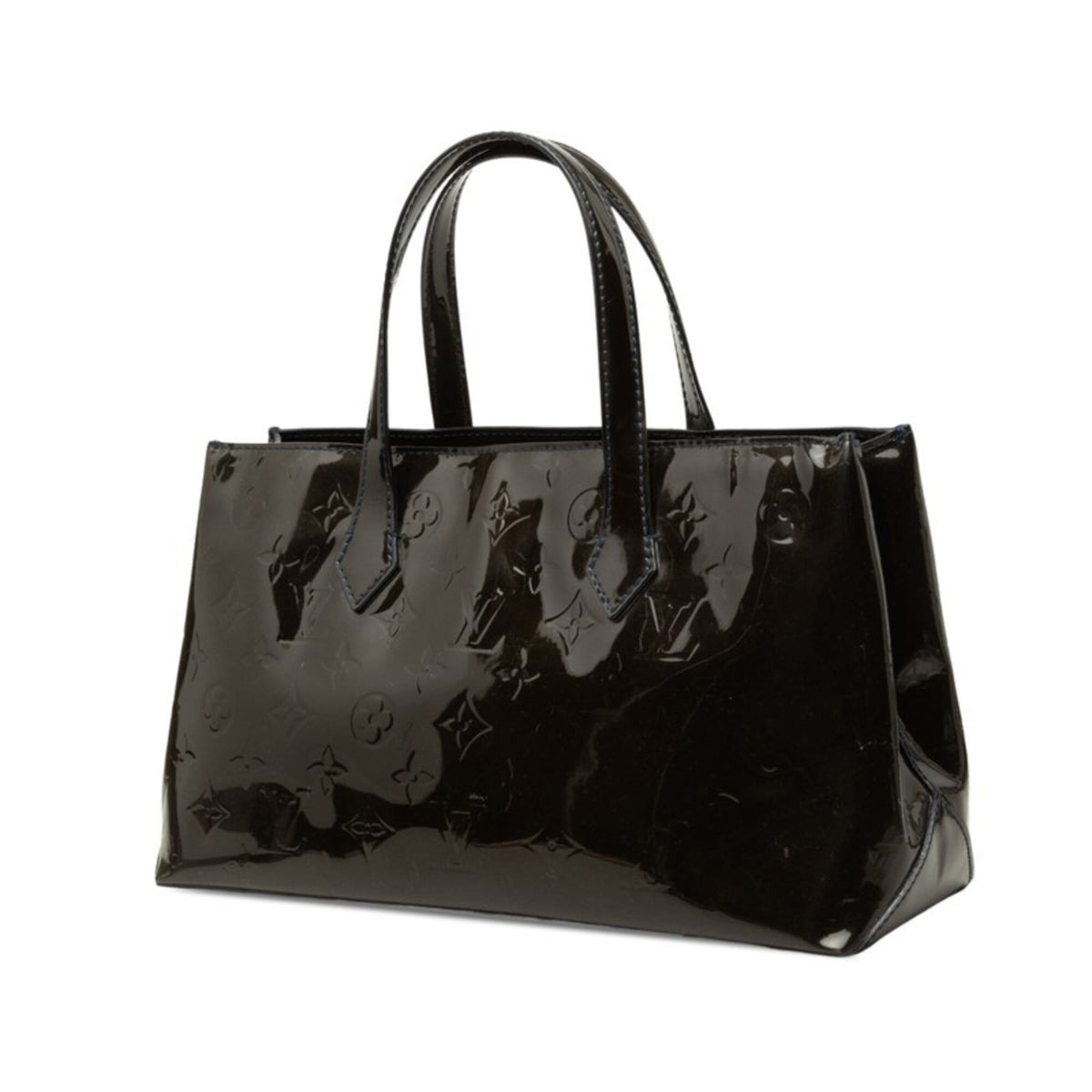 Louis Vuitton Blue Infini Navy Patent Leather Handbag (Pre-Owned)