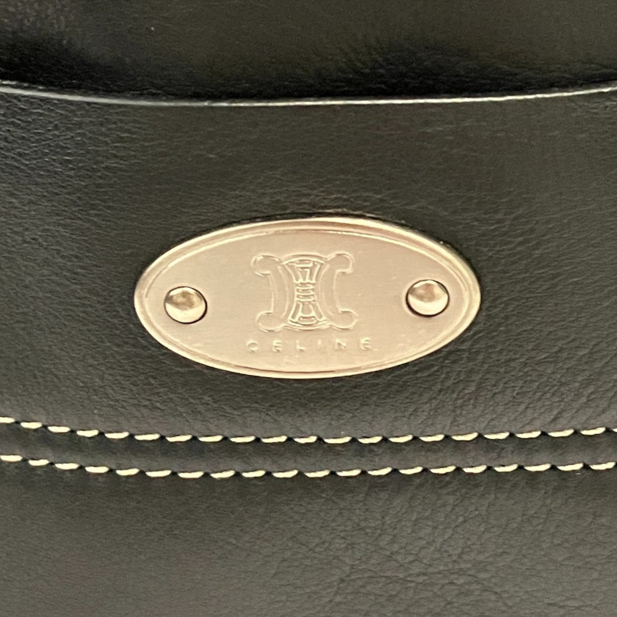 Celine Black Leather Handbag (Pre-Owned)