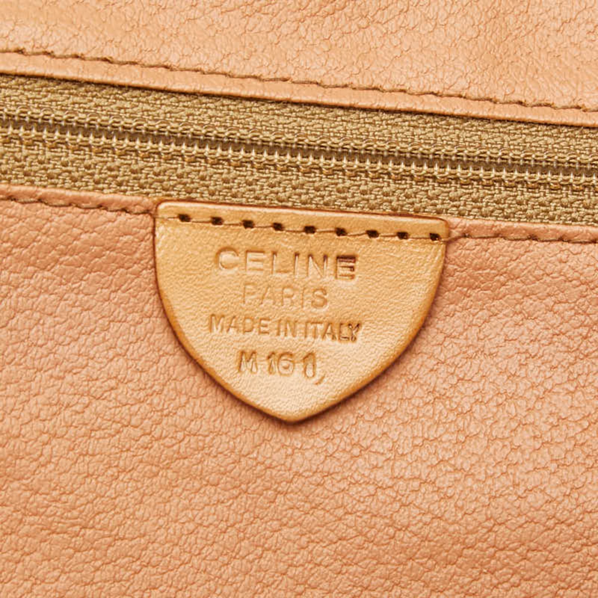 Celine Brown Pvc Leather Backpack (Pre-Owned)