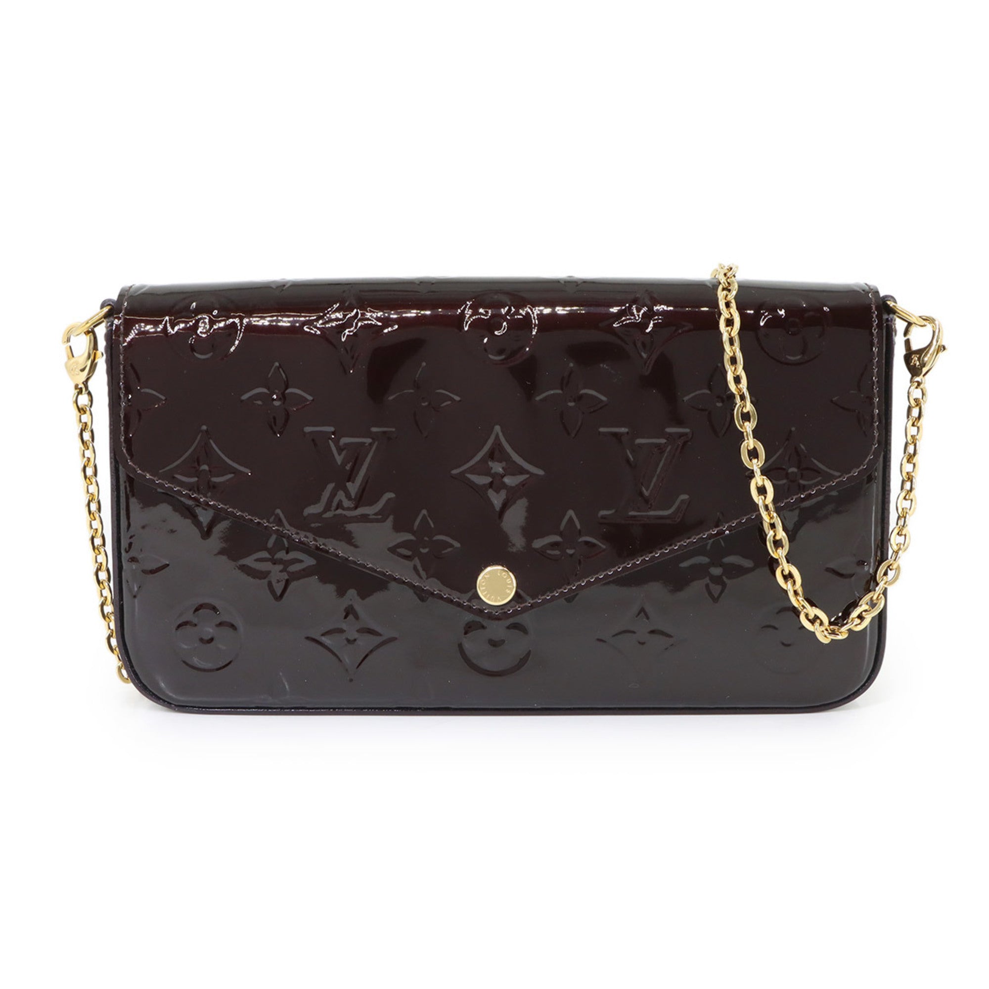 Louis Vuitton Amarante Vernis Pochette (Pre-Owned)