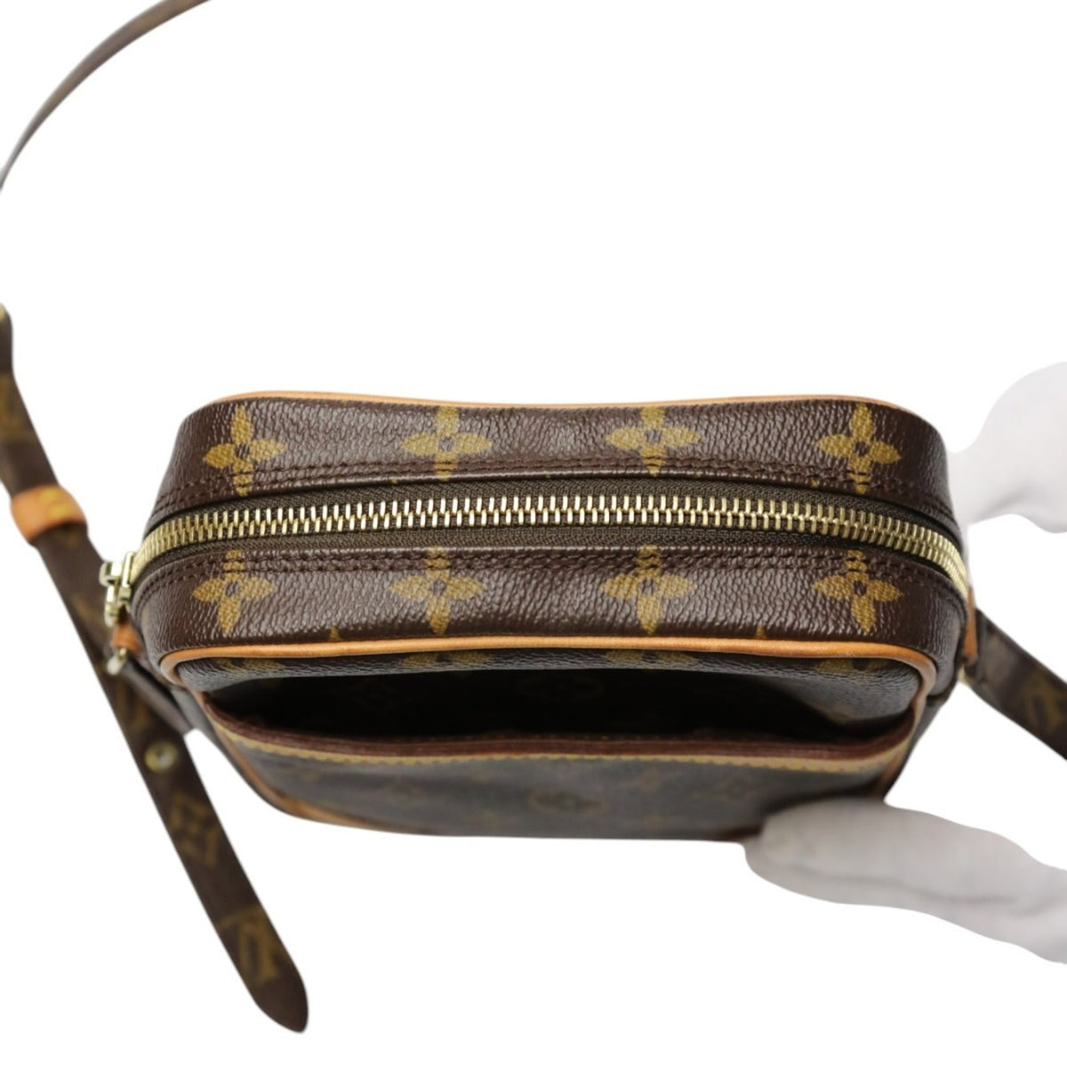 Louis Vuitton Brown Monogram Shoulder Bag (Pre-Owned)