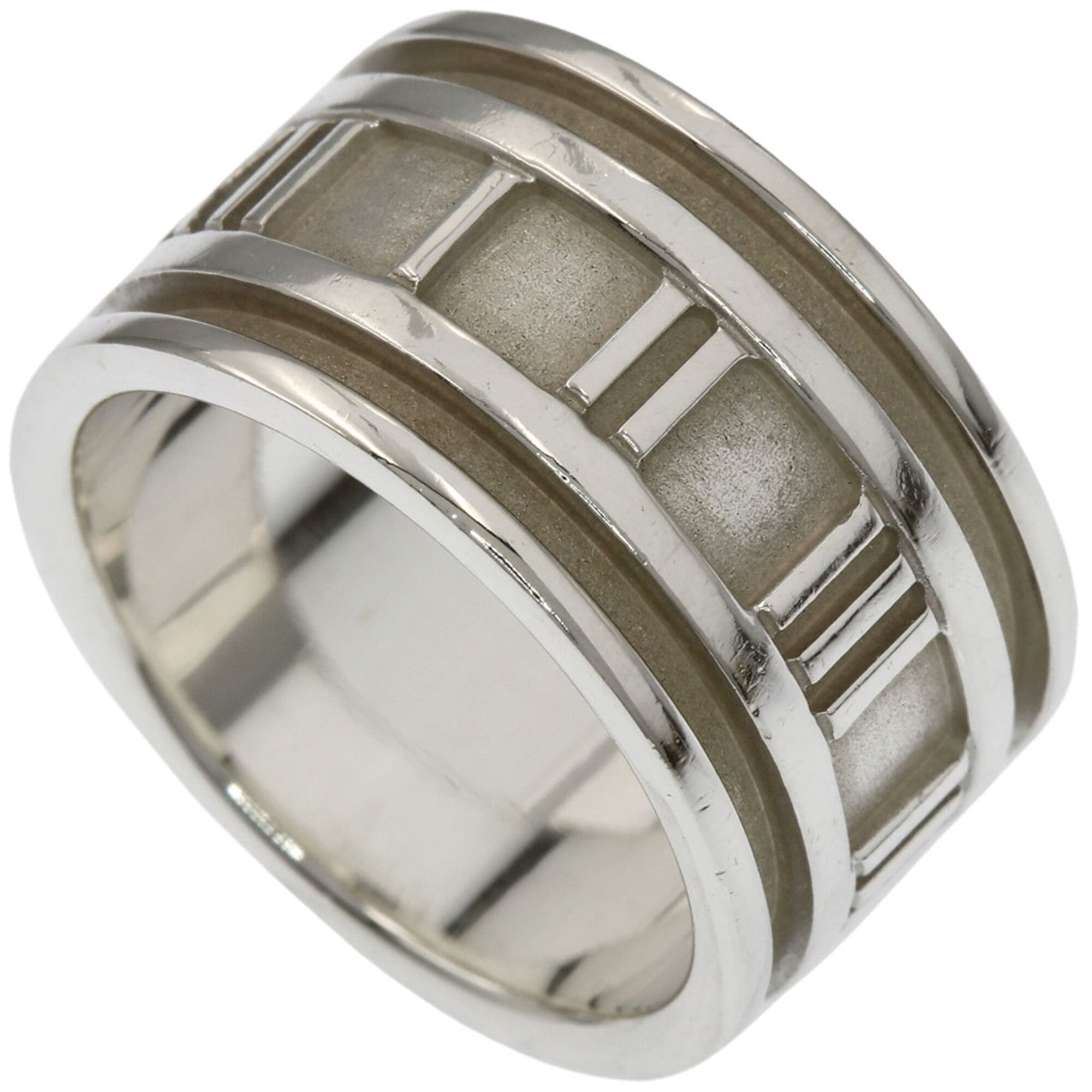 Tiffany Silver Silver Band Ring (Pre-Owned)