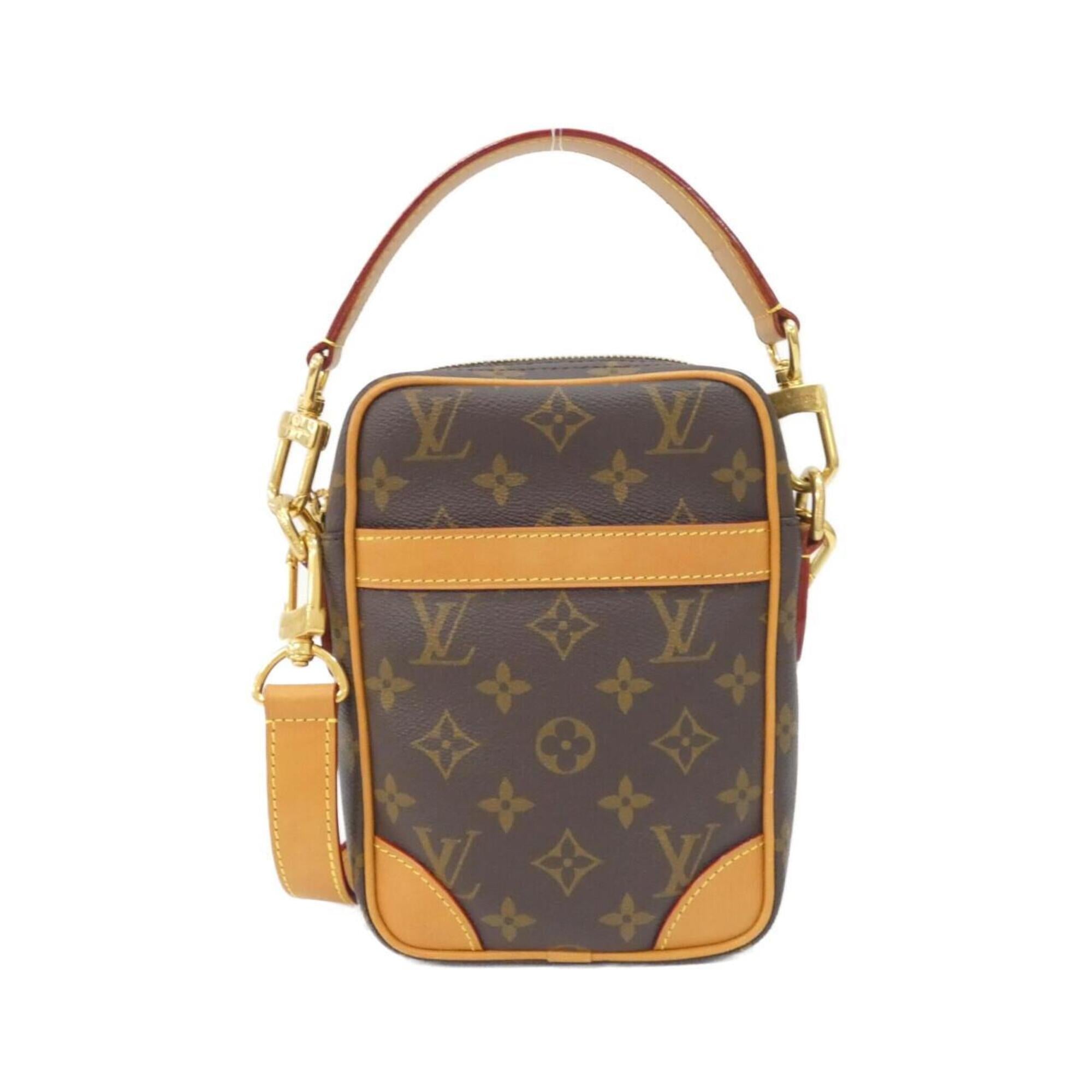 Louis Vuitton Monogram Marron Coated Canvas Handbag (Pre-Owned)