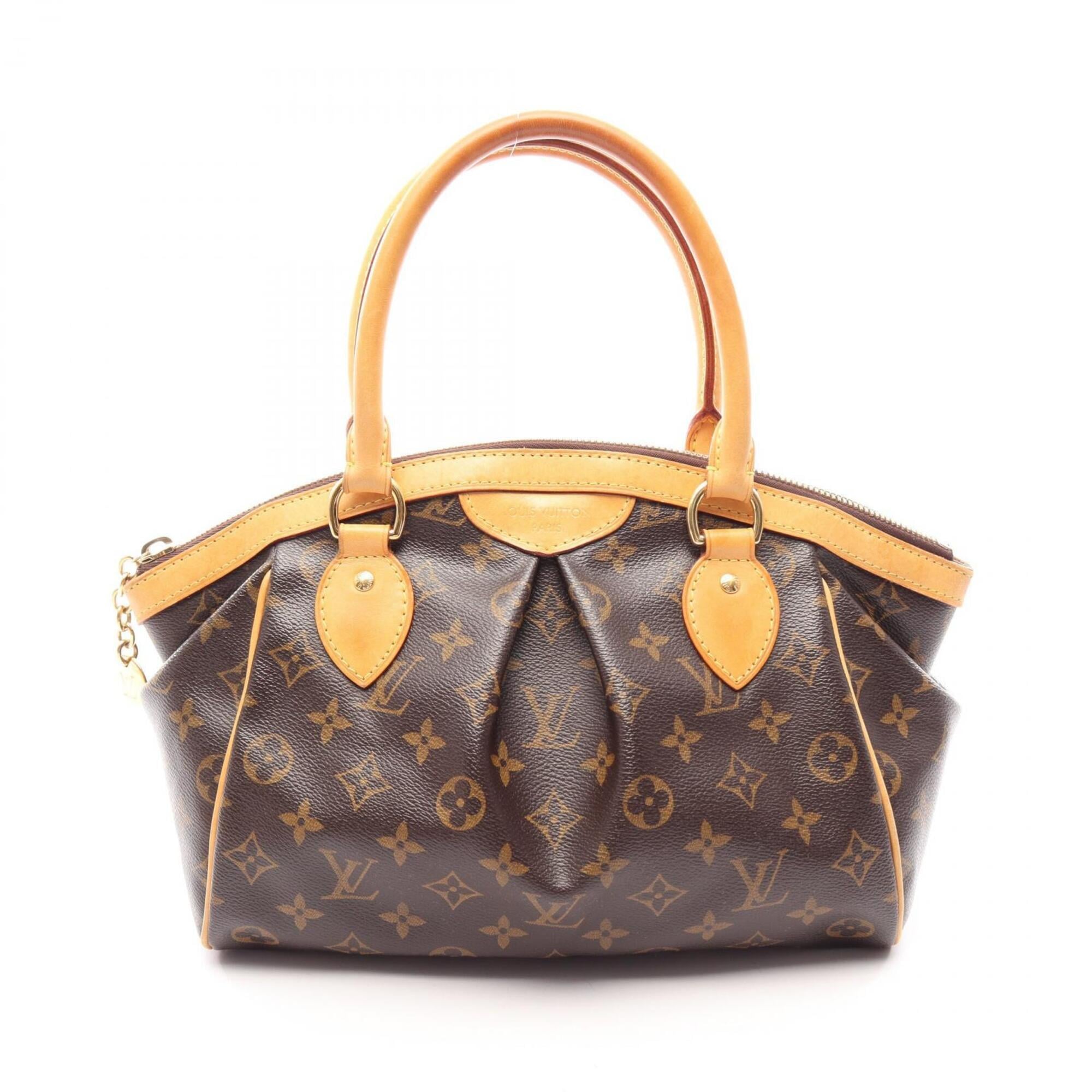 Louis Vuitton Brown Coated Canvas Leather Handbag (Pre-Owned)