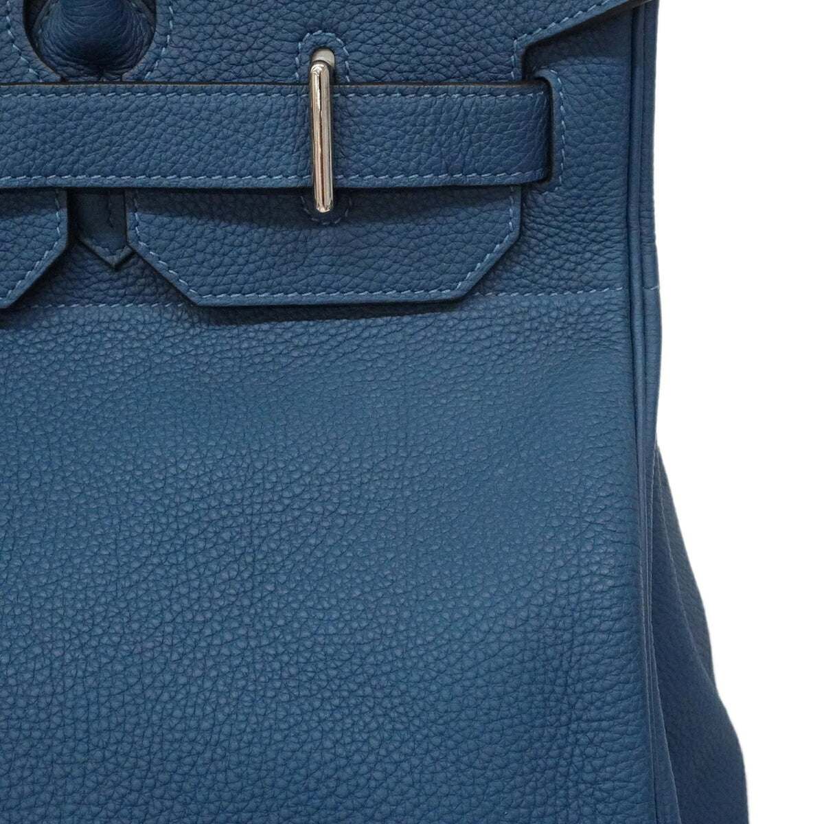 Hermes Deep Blue Togo Leather Handbag (Pre-Owned)
