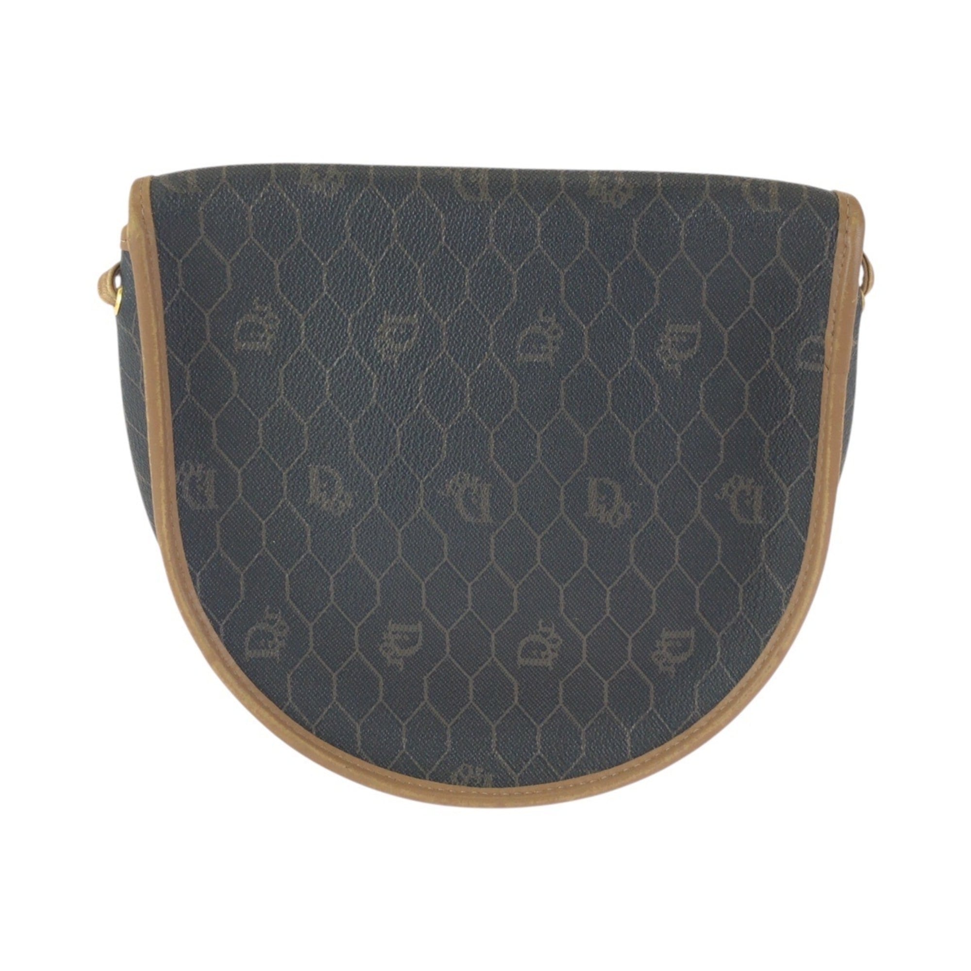 Christian Dior Beige Brown Pvc Pochette Shoulder Bag (Pre-Owned)