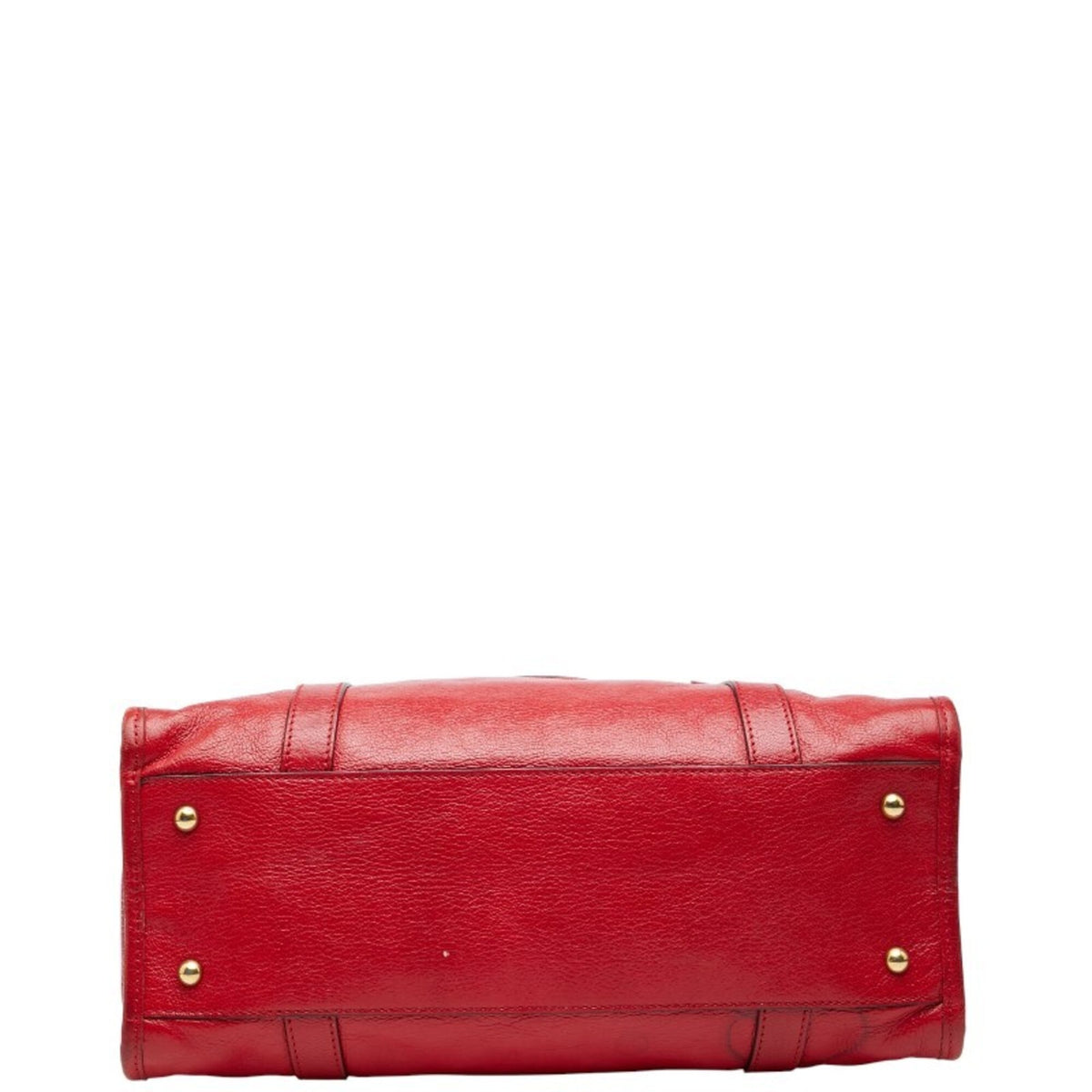 Marc Jacobs Red Color Leather Handbag Shoulder Bag (Pre-Owned)